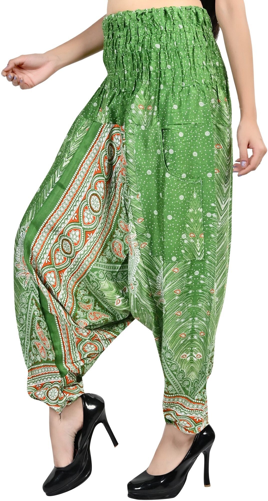 Printed Rayon Women Harem Pants