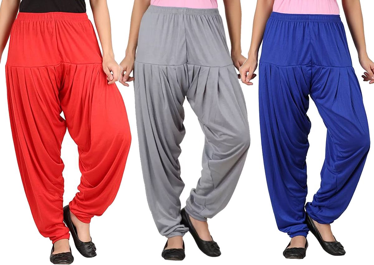 just try fashion Solid Viscose Women Harem Pants-picture-24