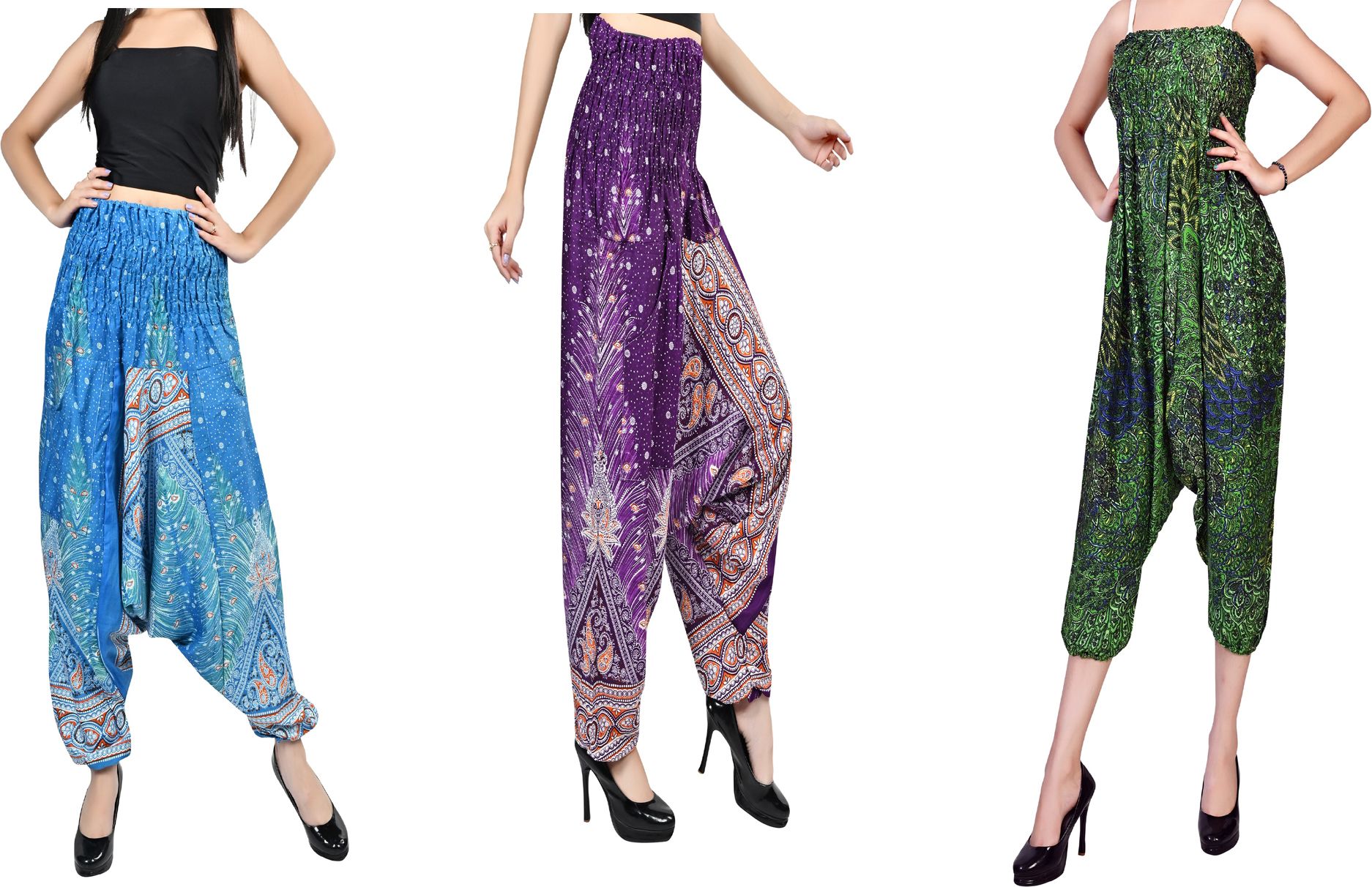 fusfus Printed Rayon, Cotton Women Harem Pants-picture-41