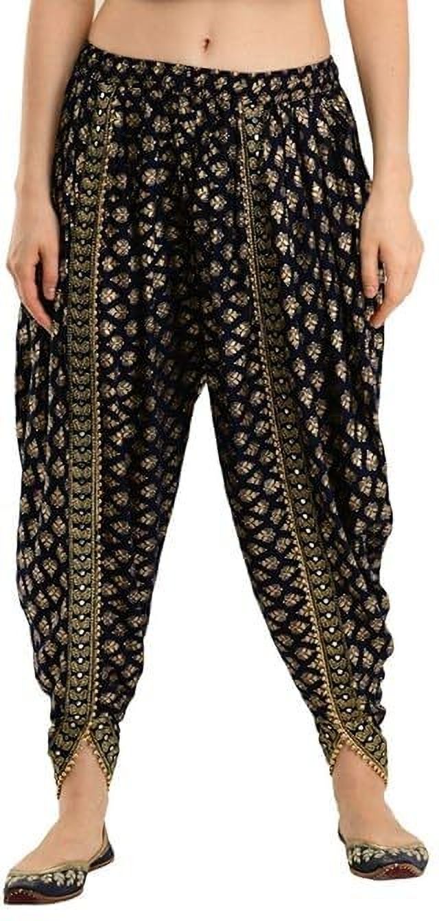 meemaya Printed Rayon Women Harem Pants-picture-20