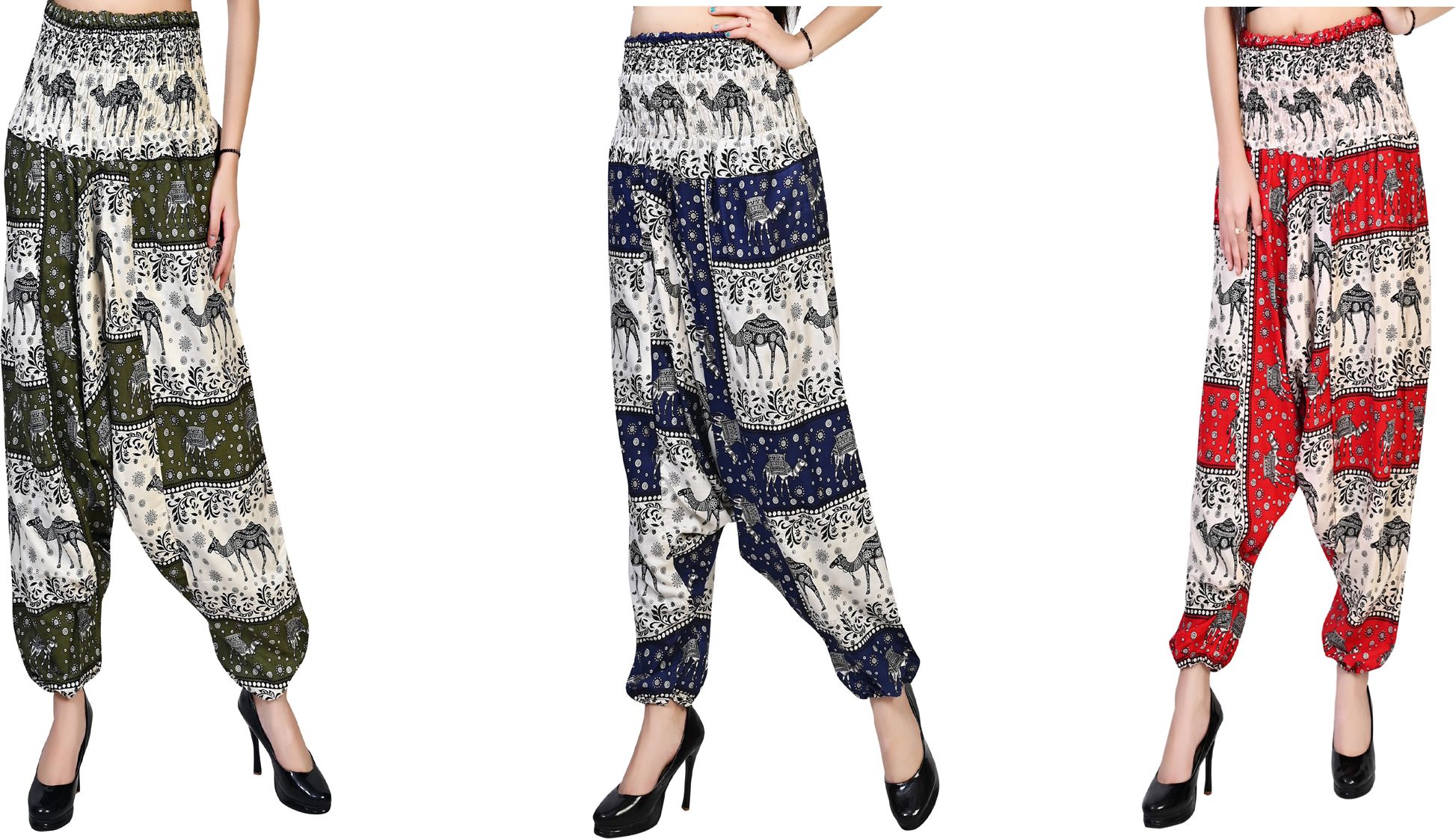 narnari Printed Rayon Women Harem Pants-picture-38