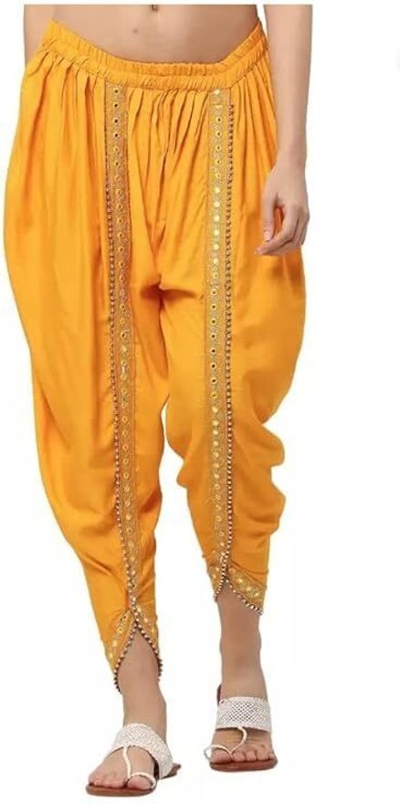 meemaya Self Design Cotton Women Harem Pants-picture-40