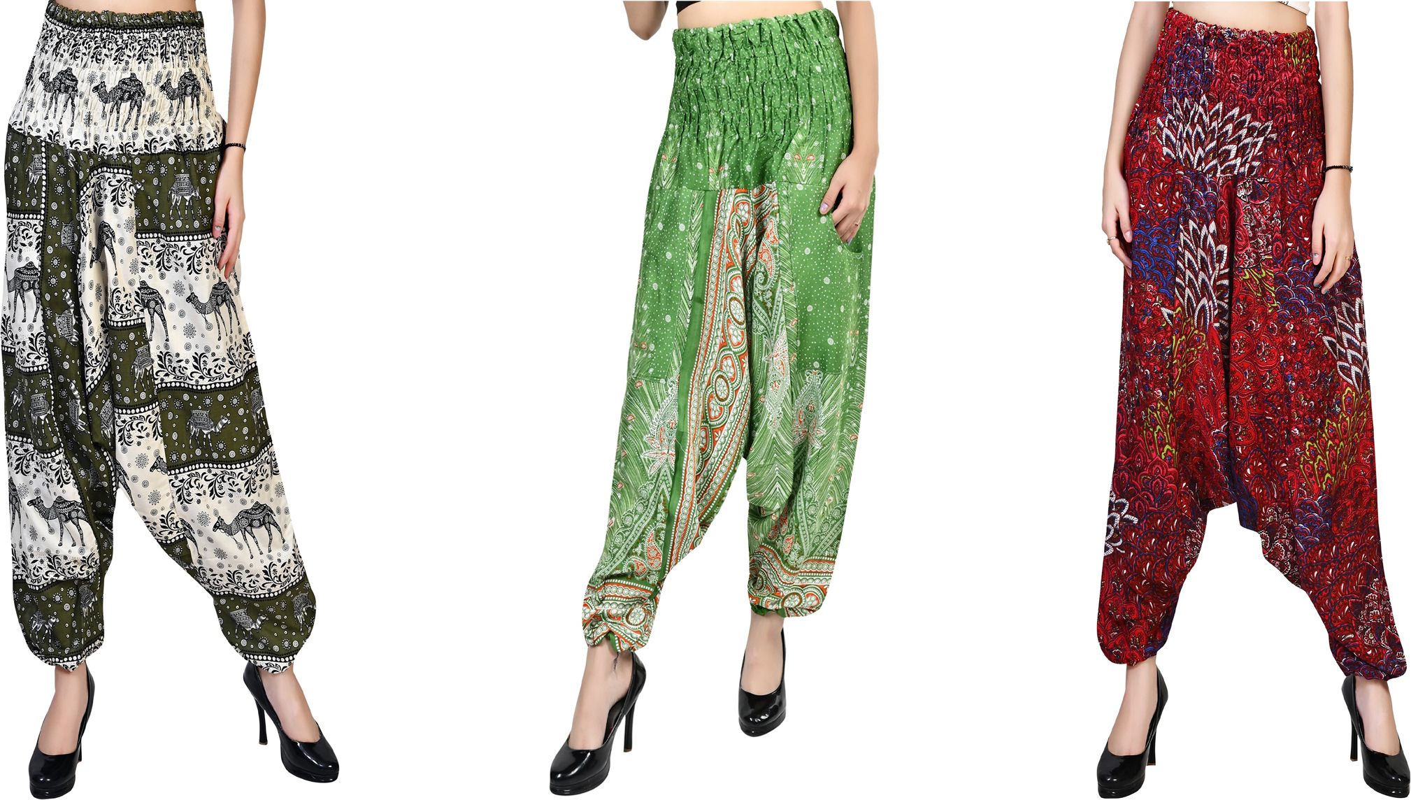 narnari Printed Rayon Women Harem Pants-picture-27