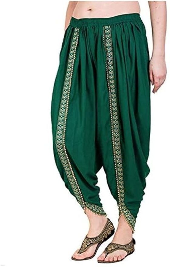 meemaya Embroidered Cotton Women Harem Pants-picture-21