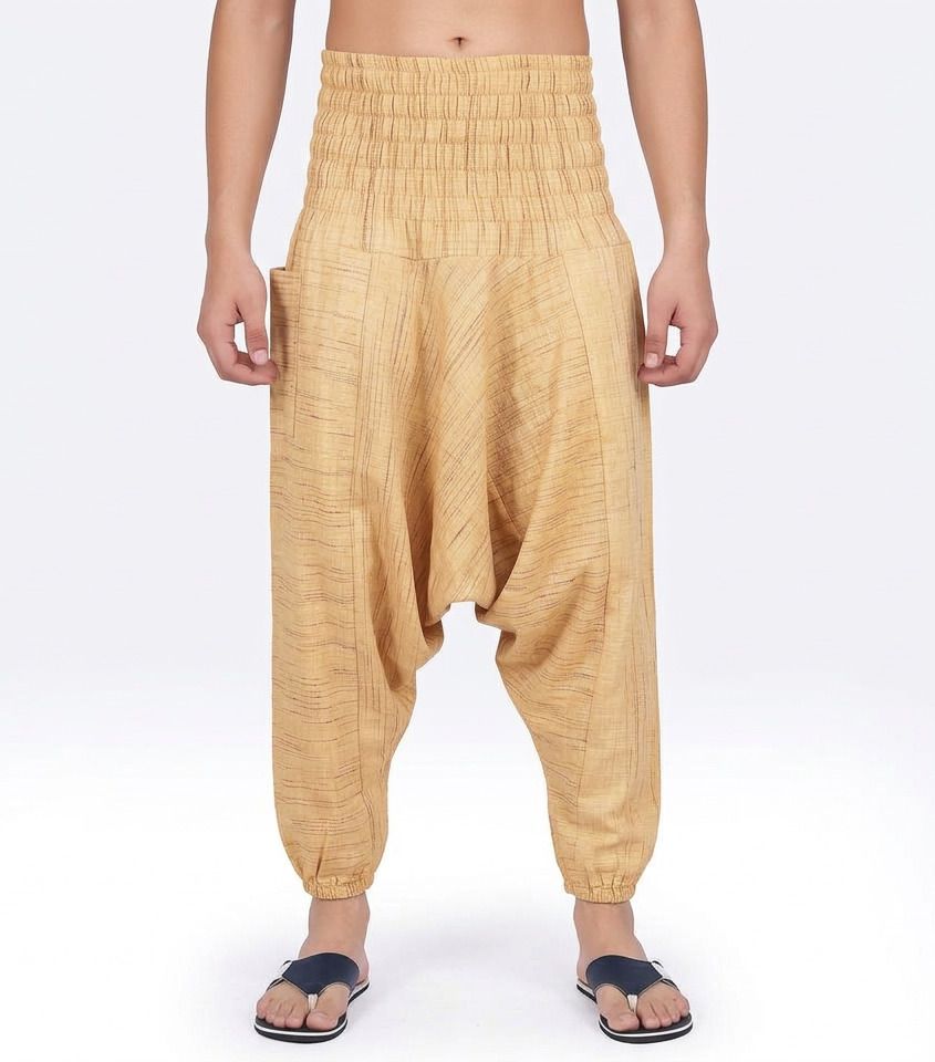 viku Striped Cotton Men Harem Pants-picture-36
