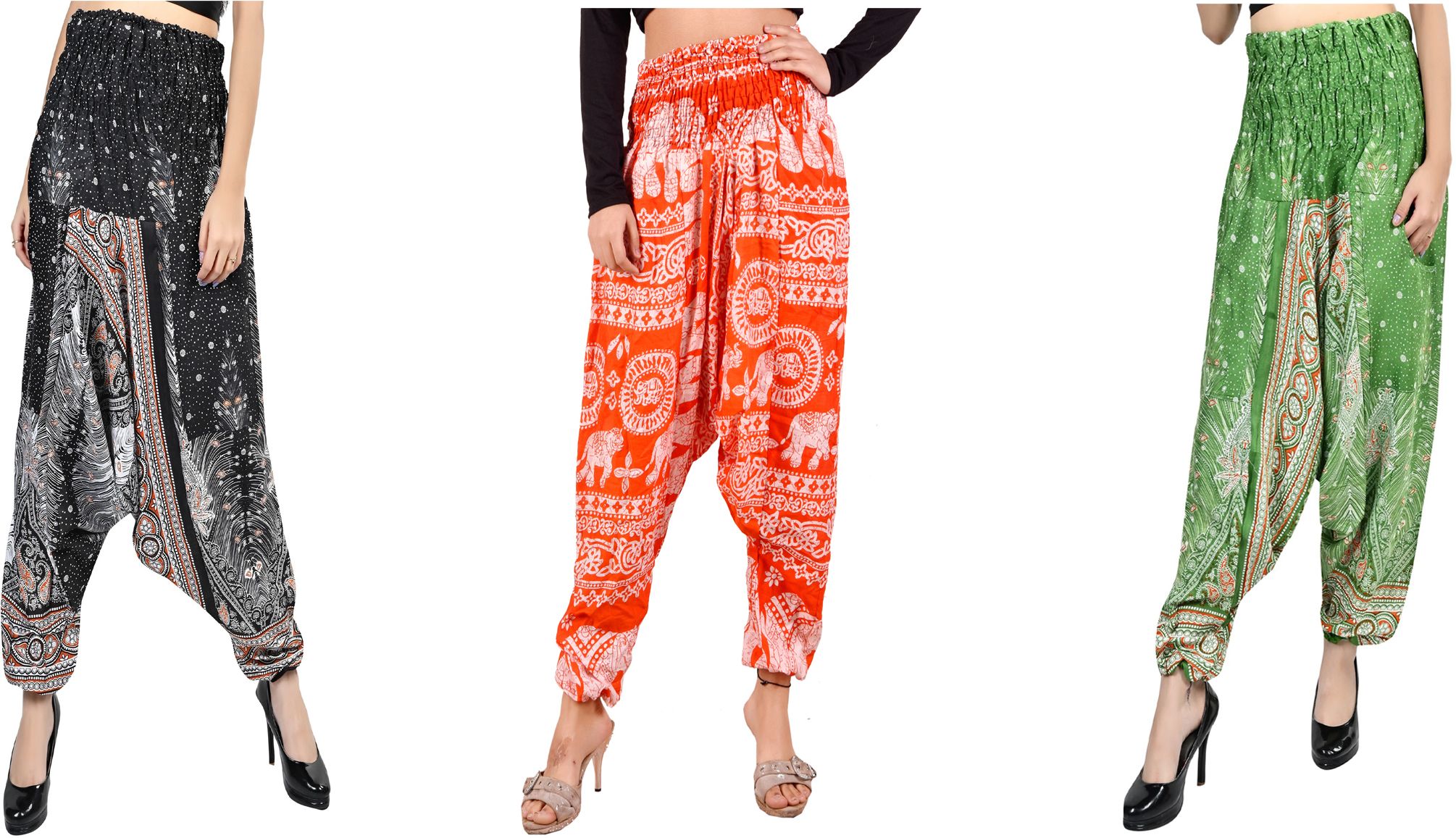 narnari Printed Rayon Women Harem Pants-picture-45