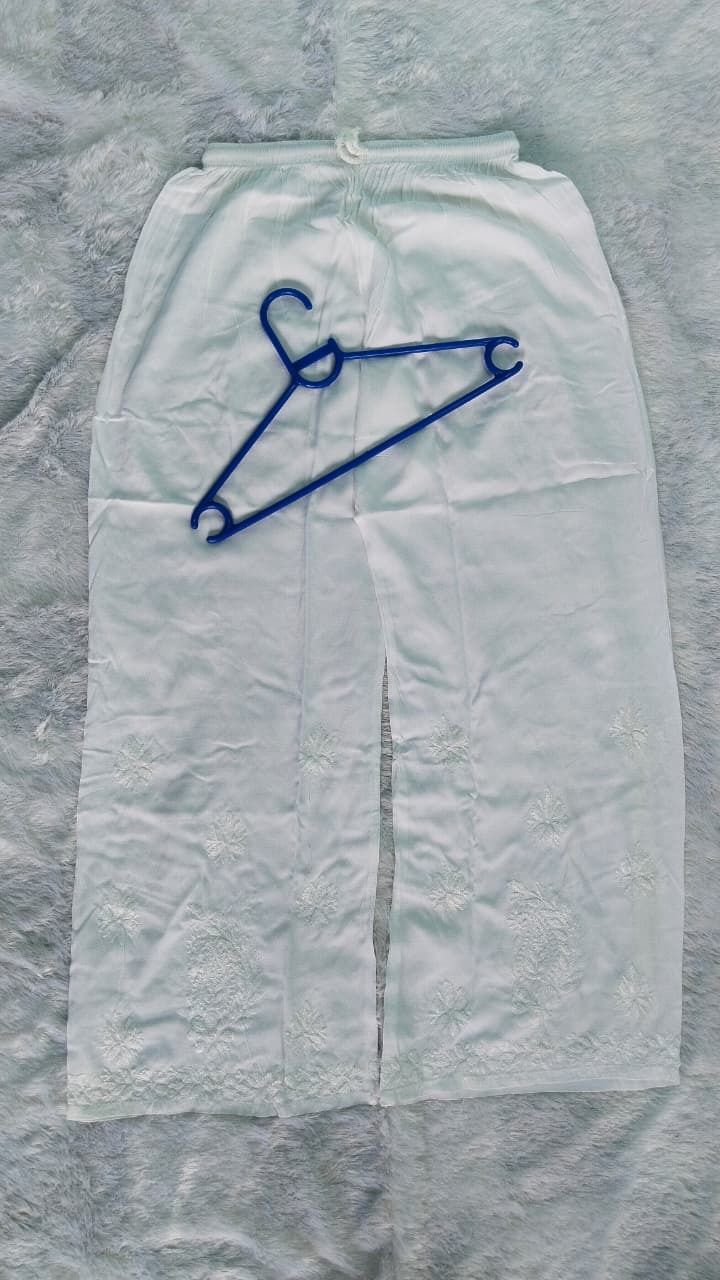 Embroidered Rayon Women Harem Pants-image-1
