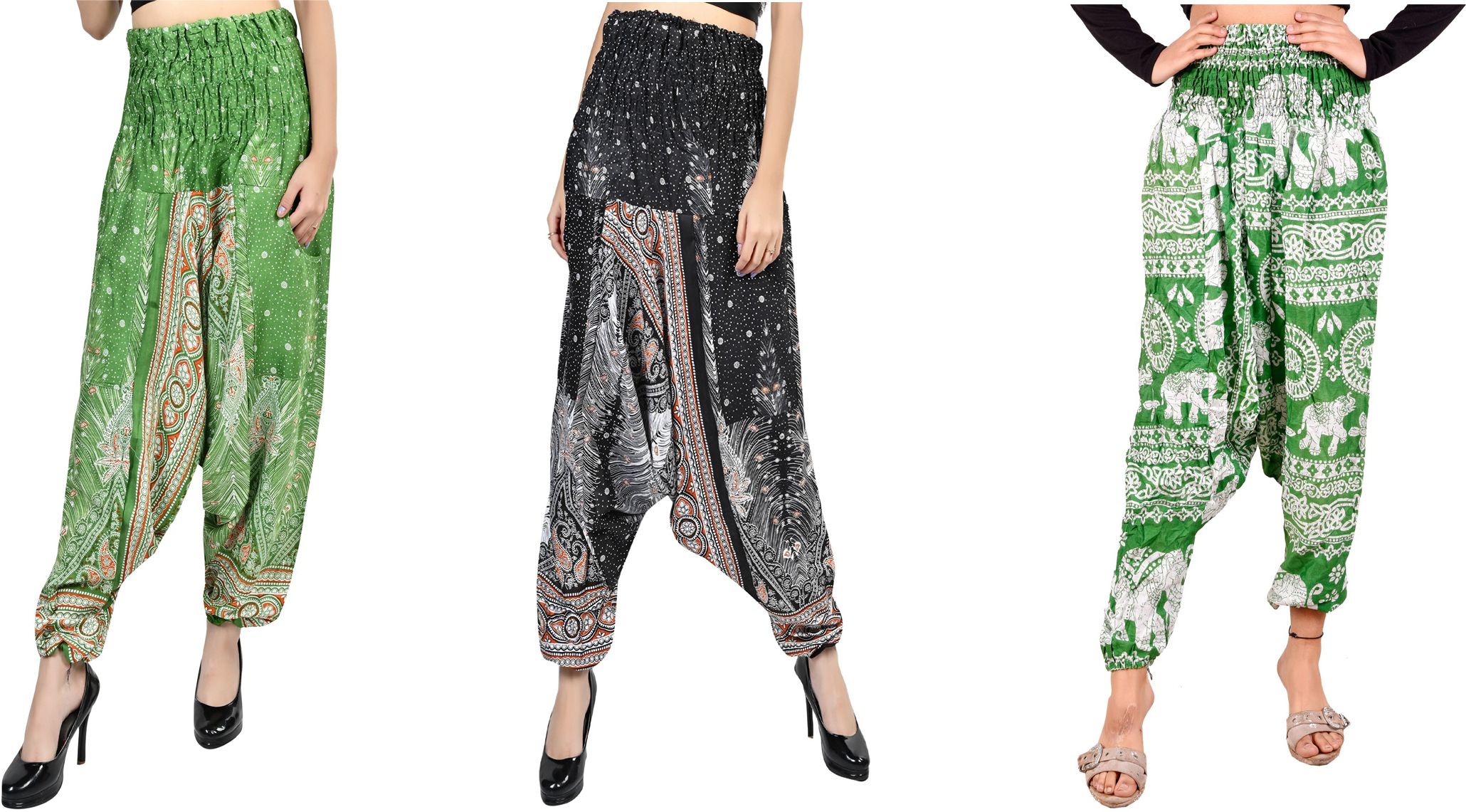 narnari Printed Rayon Women Harem Pants-picture-21