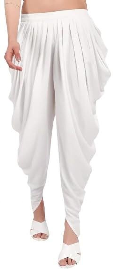 Solid Rayon Women Harem Pants