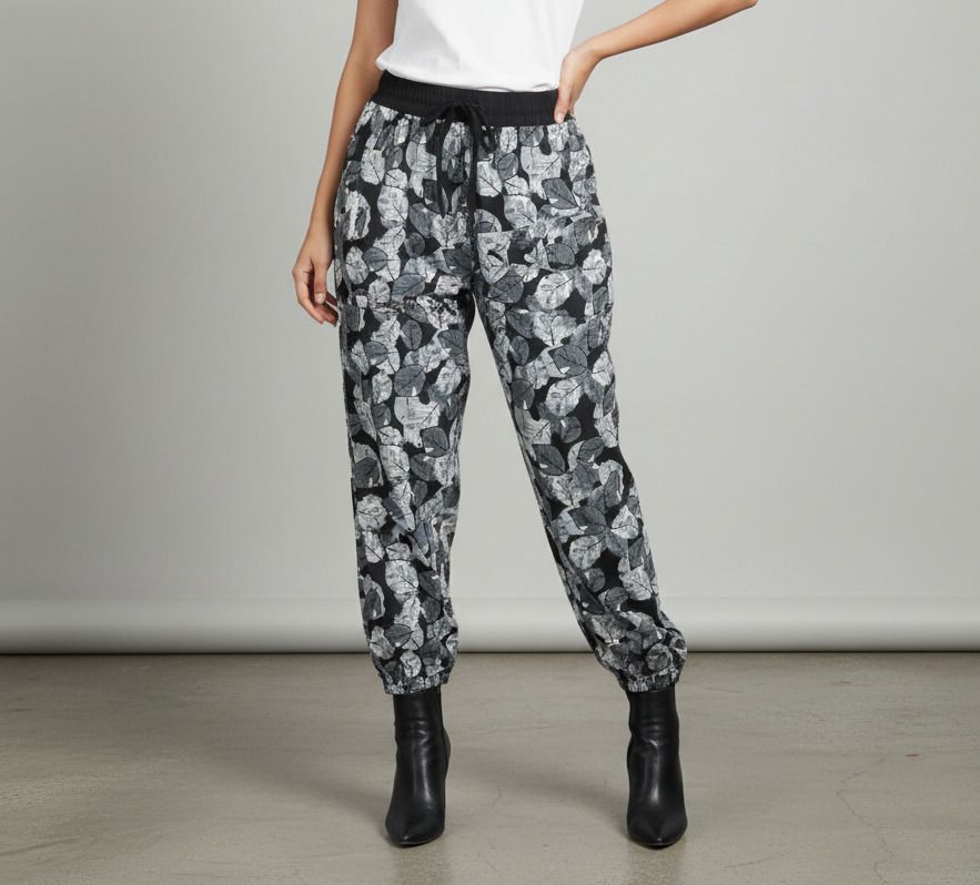 aileyis Printed Polyester Women Harem Pants-picture-12