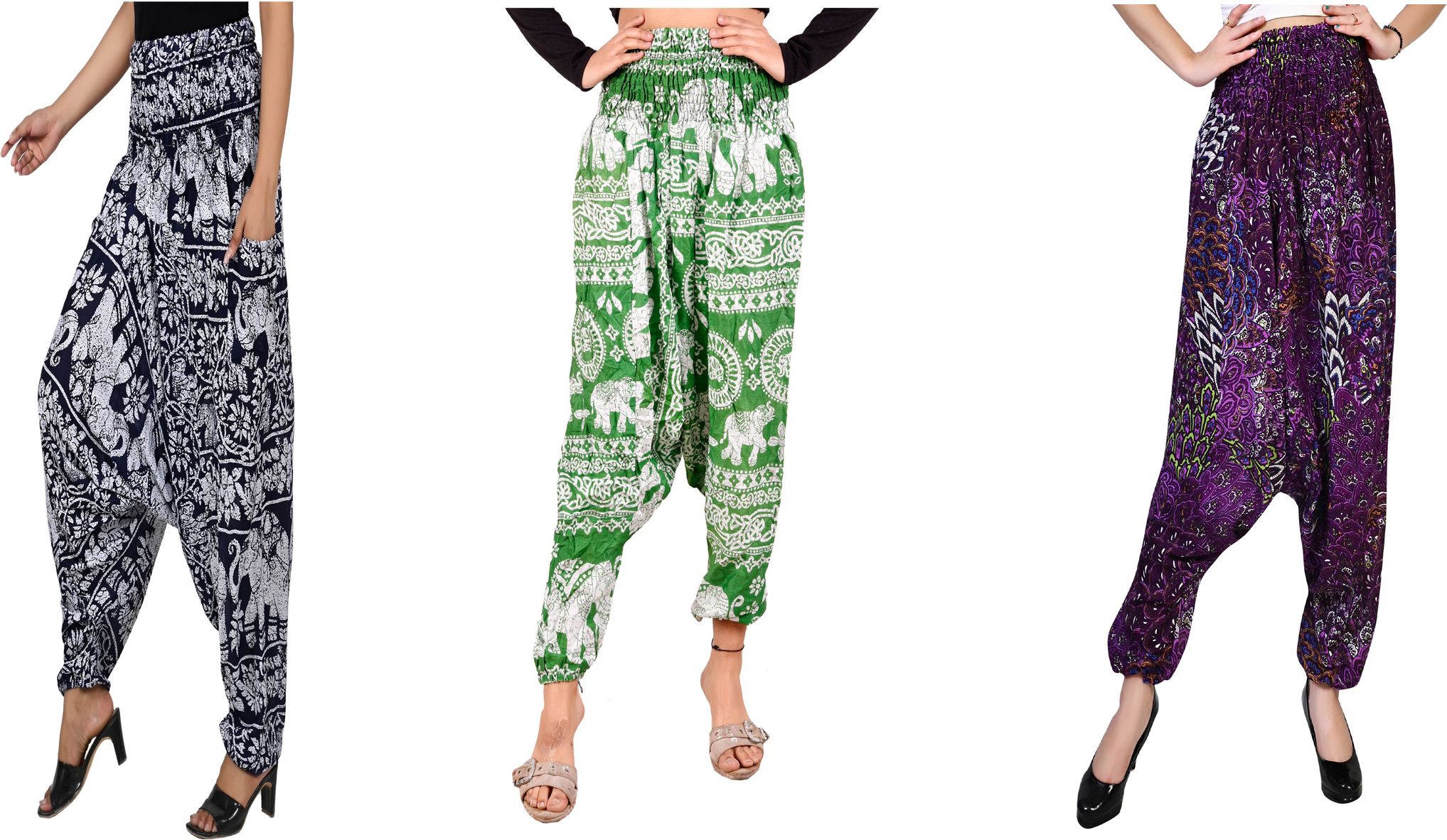 narnari Printed Rayon Women Harem Pants-picture-38