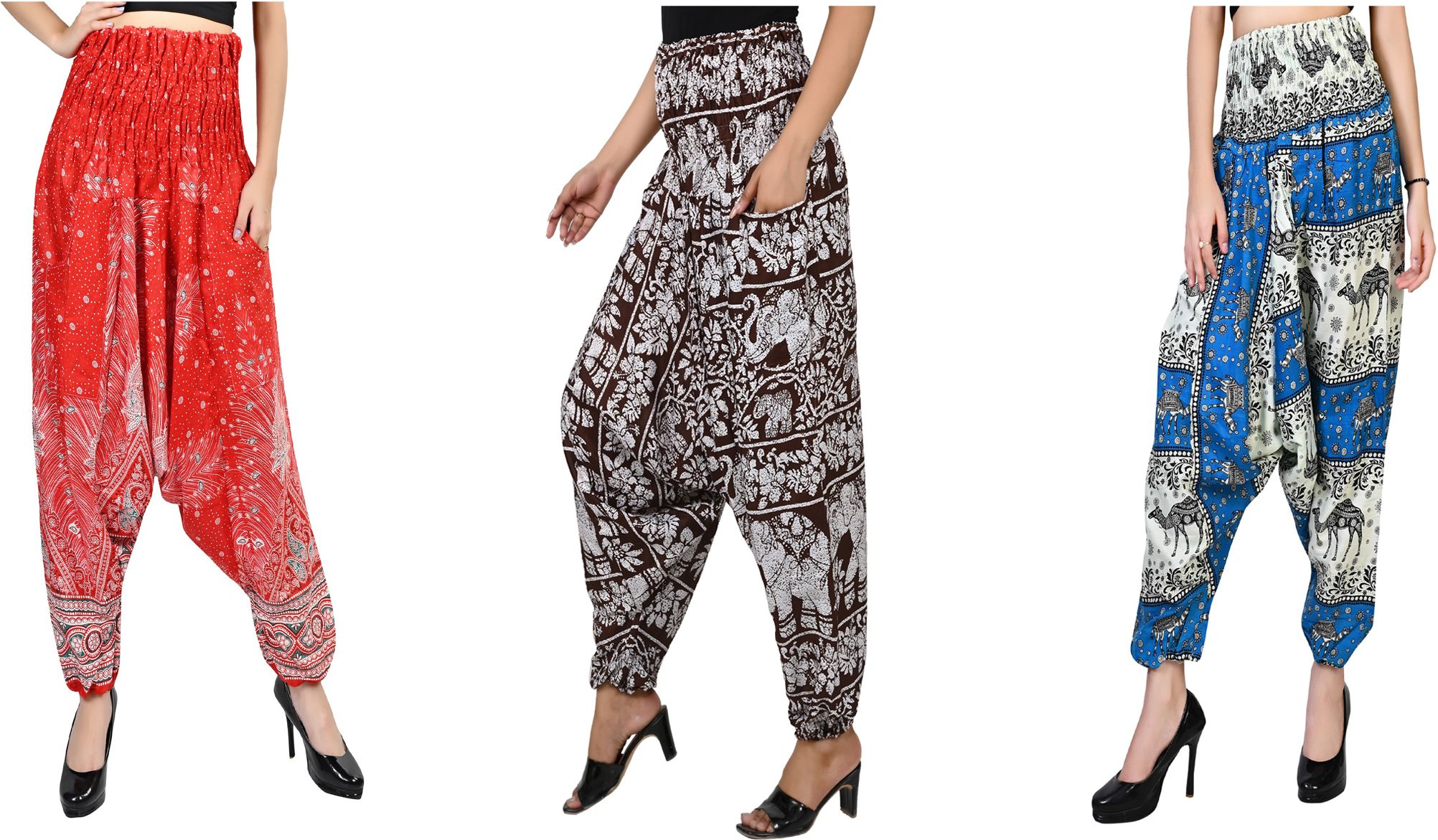 narnari Printed Rayon Women Harem Pants-picture-46