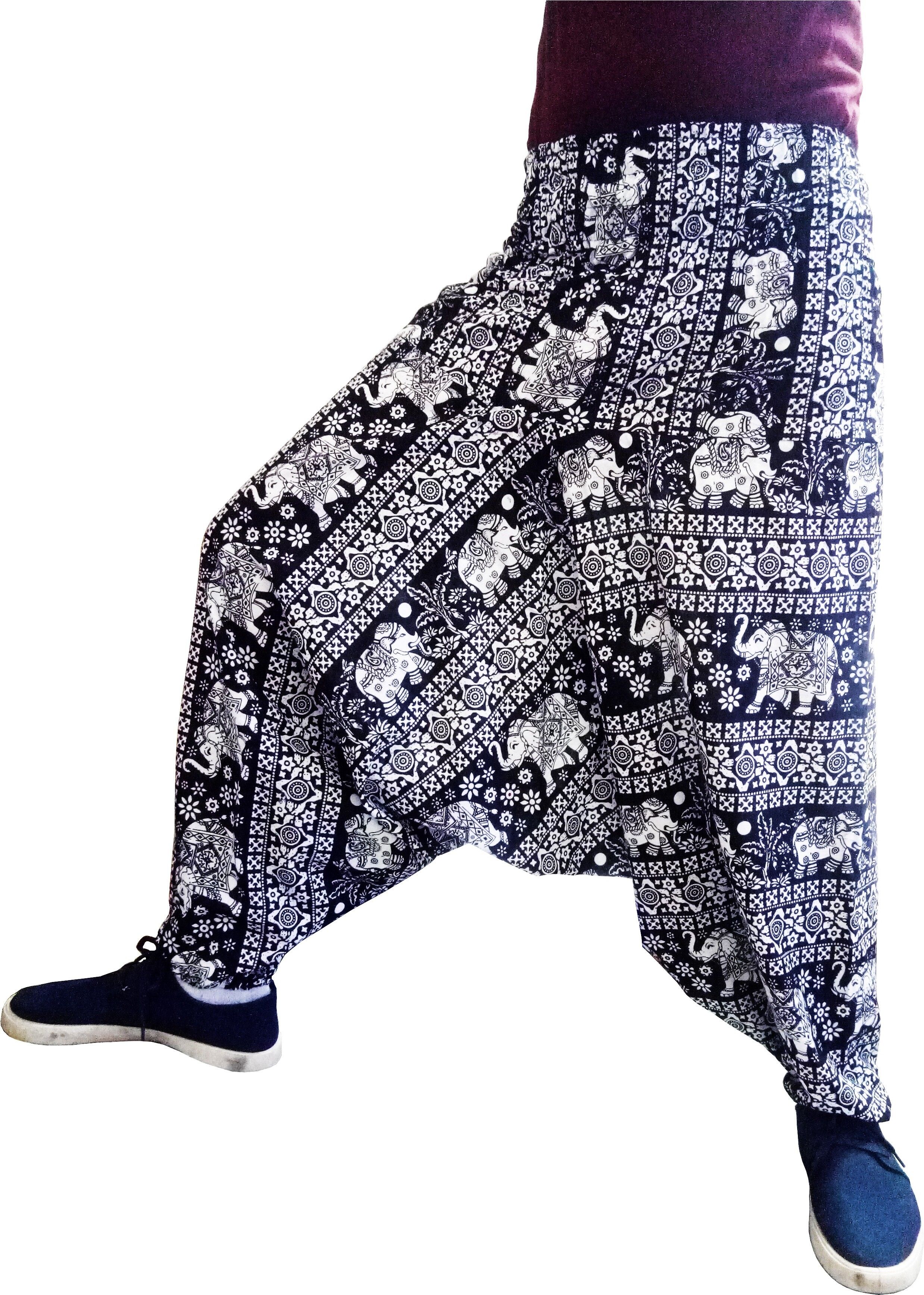 Printed Cotton Men Harem Pants-image-13