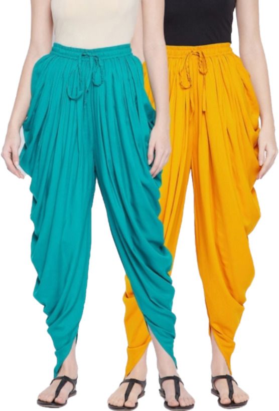 tnq Solid Rayon Women Harem Pants-picture-13