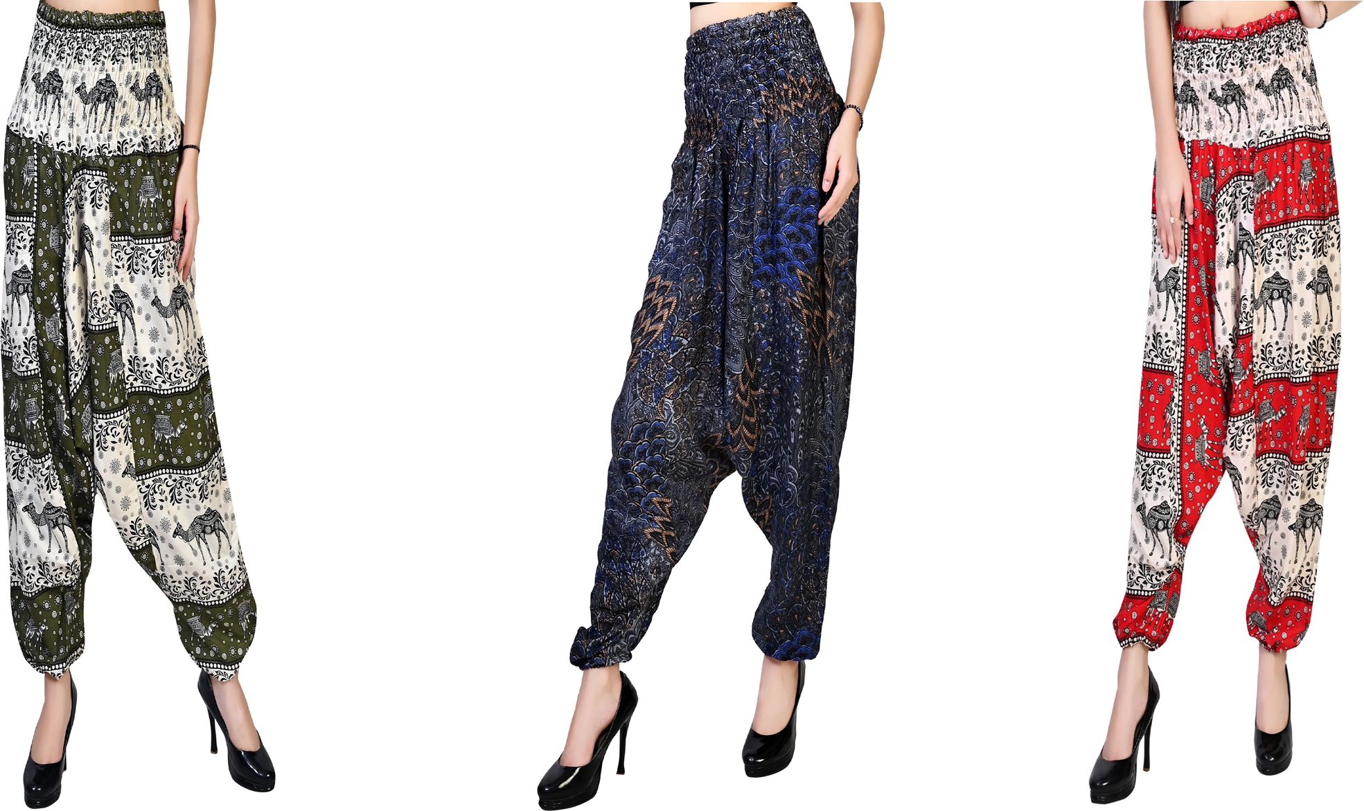 narnari Printed Rayon Women Harem Pants-picture-25