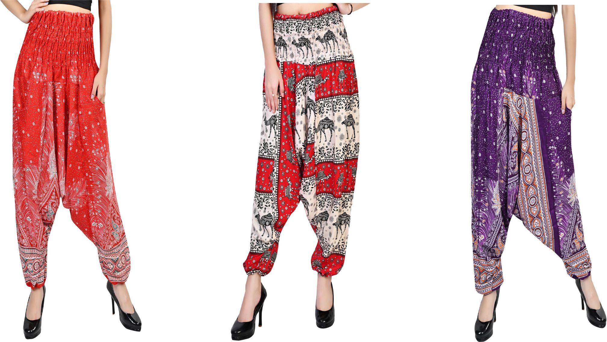narnari Printed Rayon Women Harem Pants-picture-27