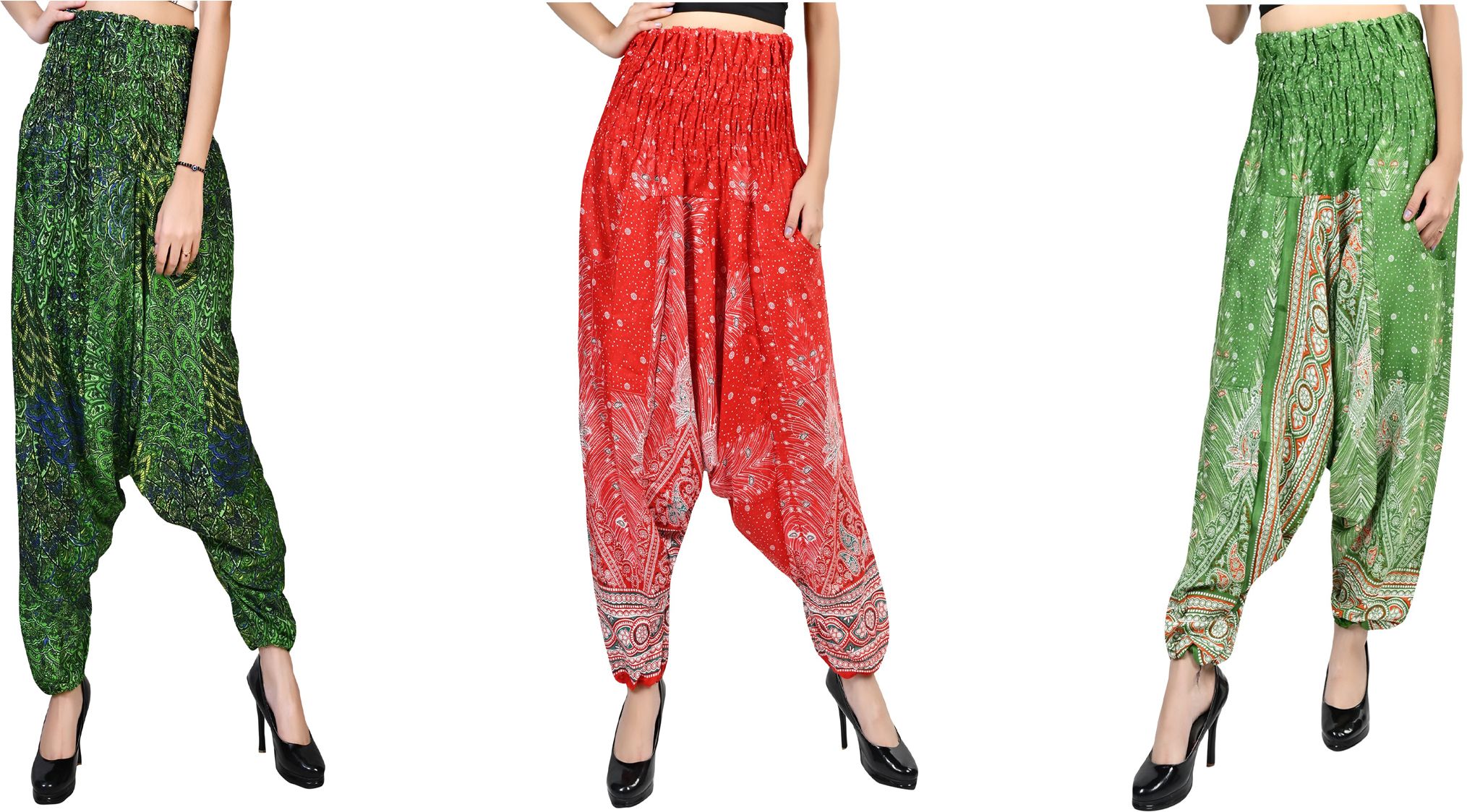 narnari Printed Rayon Women Harem Pants-picture-25