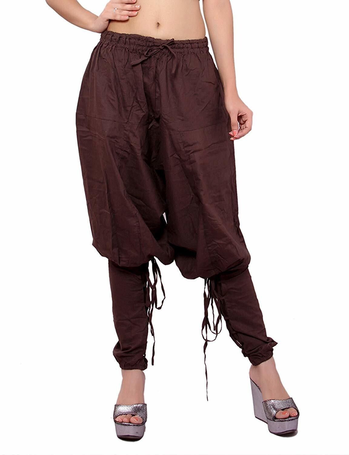 whitewhale Solid Cotton Men Harem Pants-picture-38