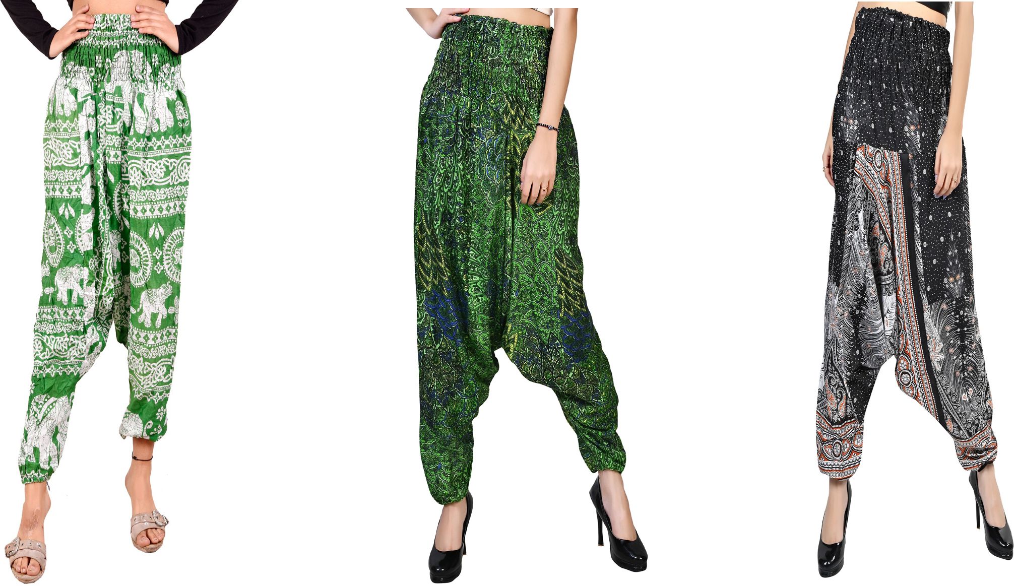 narnari Printed Rayon Women Harem Pants-picture-35