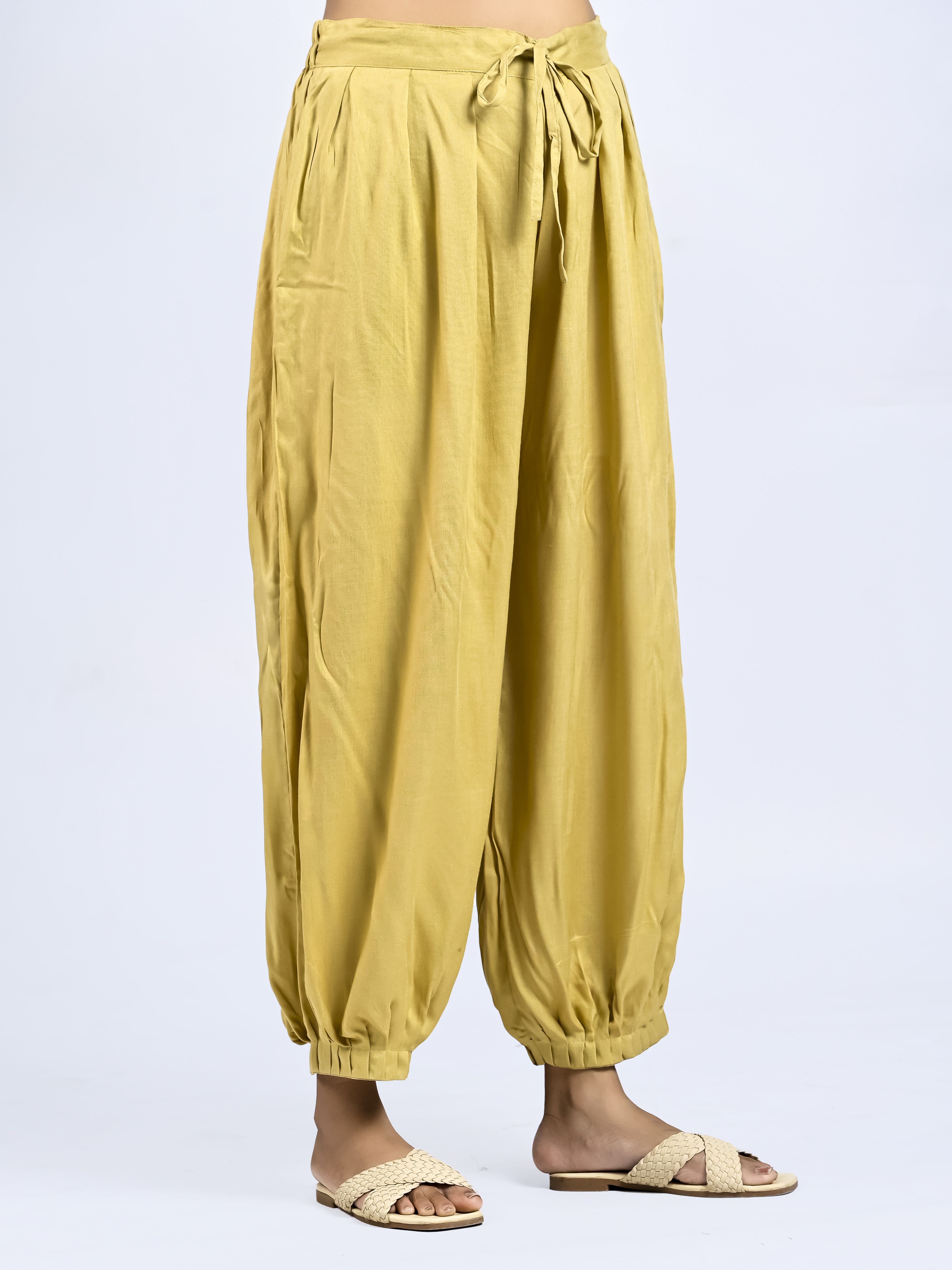 y x s Solid Rayon Women Harem Pants-picture-26
