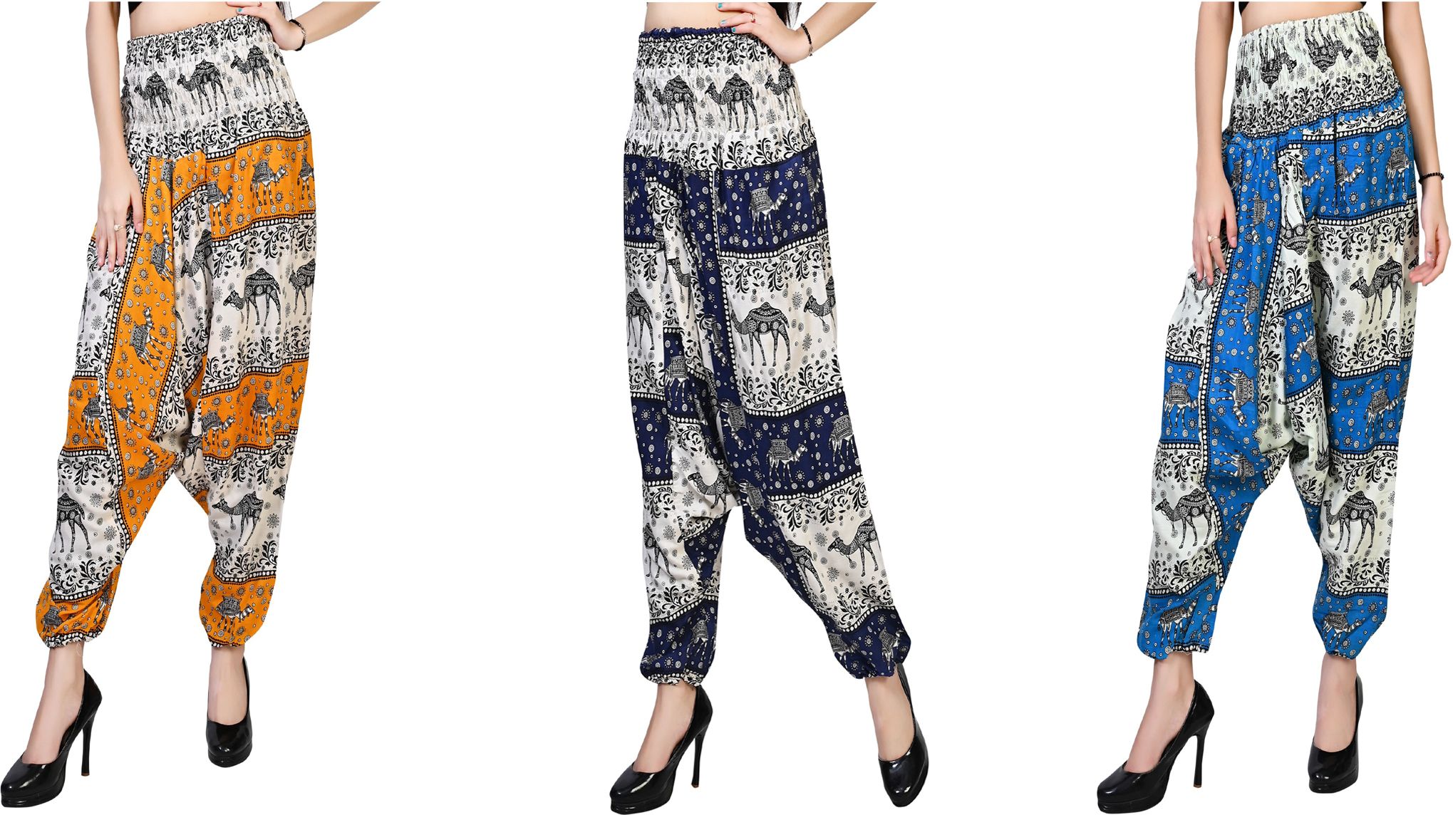 narnari Printed Rayon Women Harem Pants-picture-26