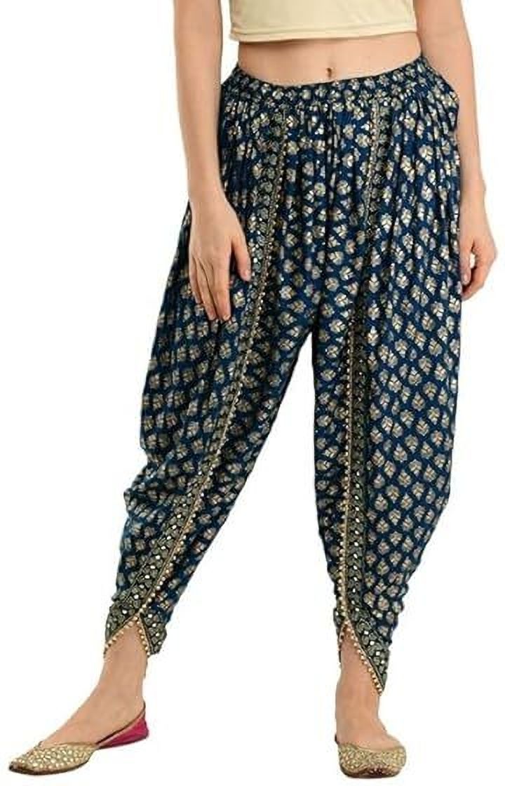 meemaya Printed Rayon Women Harem Pants-picture-16