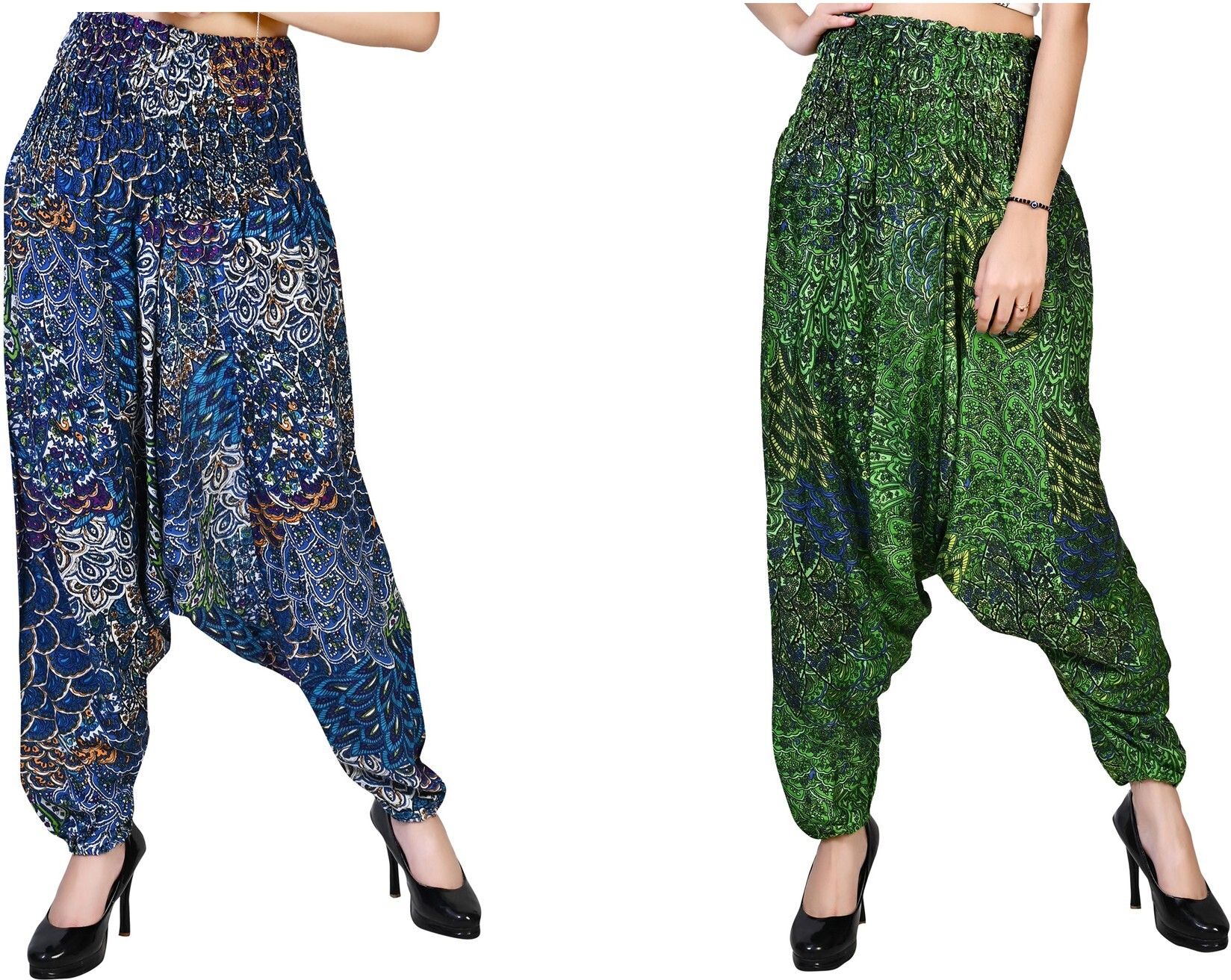narnari Printed Rayon, Cotton Women Harem Pants-picture-45