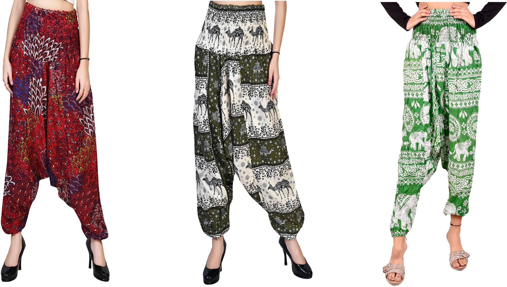 narnari Printed Rayon Women Harem Pants-picture-43