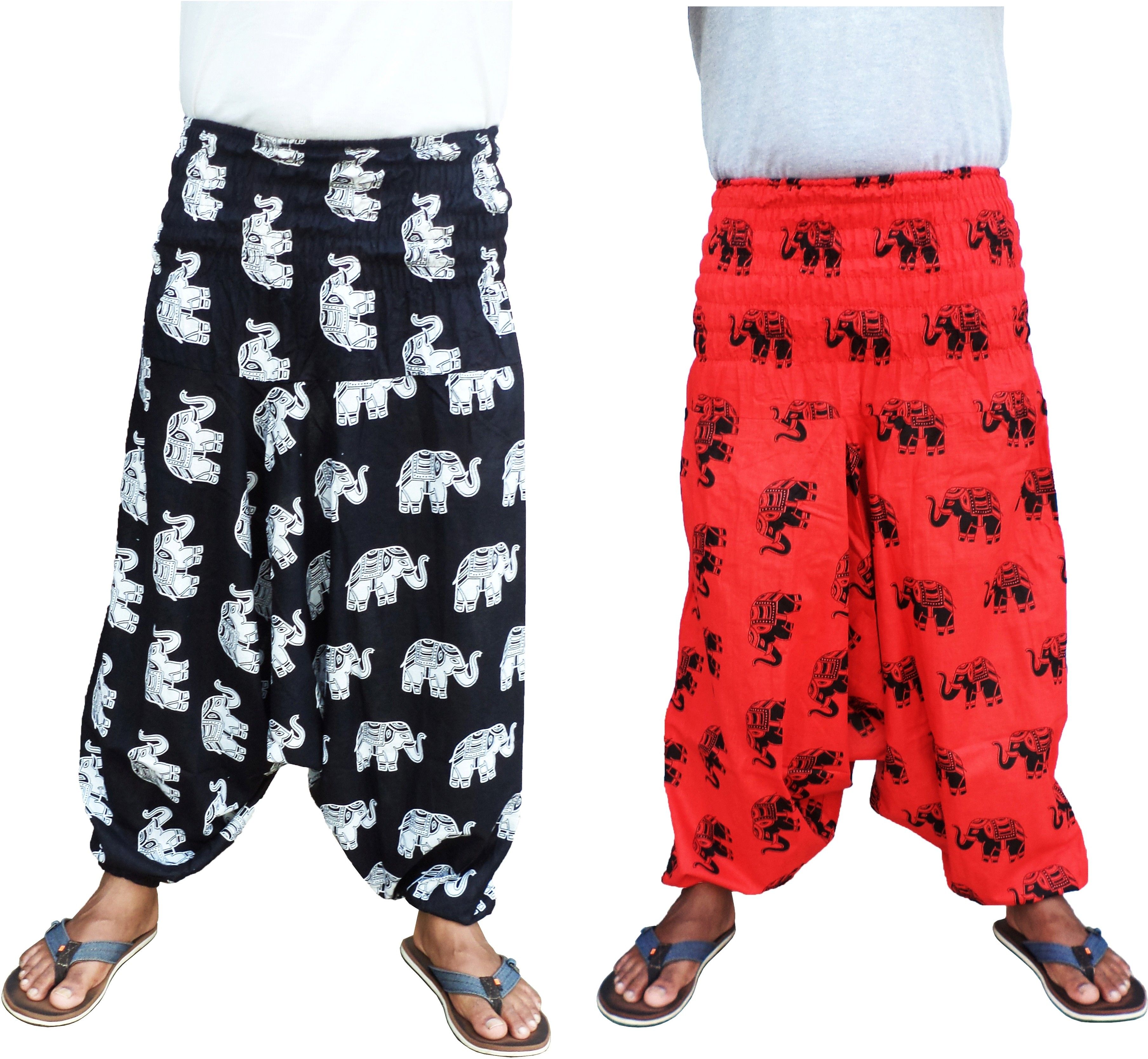 Printed Cotton Men Harem Pants-image-48