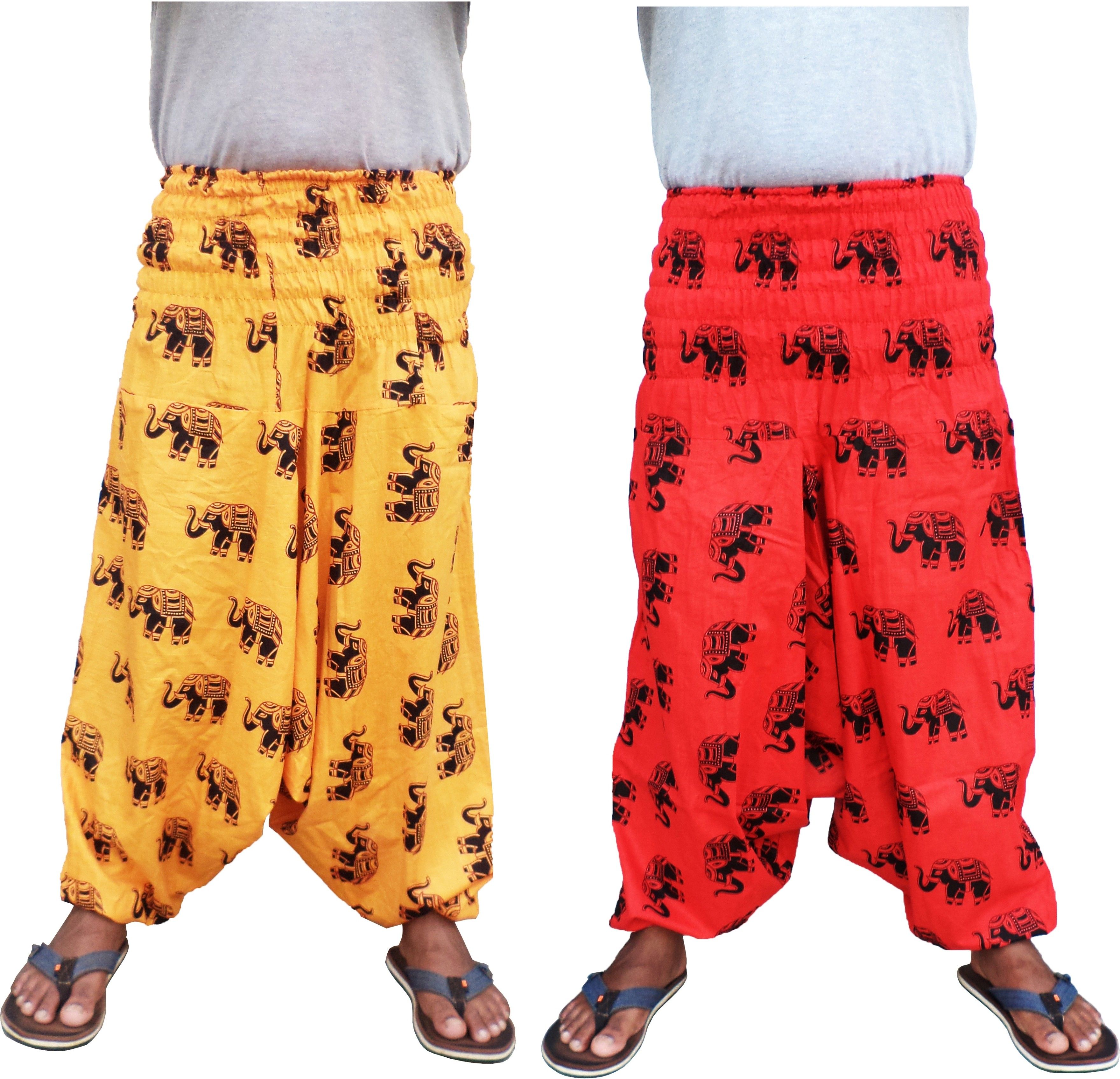 Printed Cotton Men Harem Pants-image-49