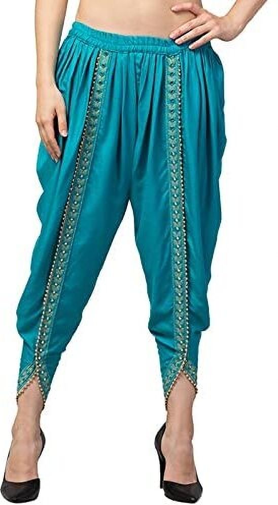 meemaya Embroidered Cotton Women Harem Pants-picture-46