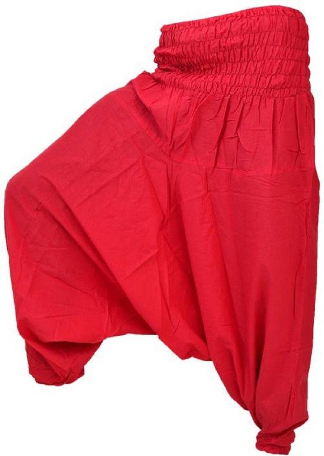 icare Solid Cotton Men Harem Pants-picture-19