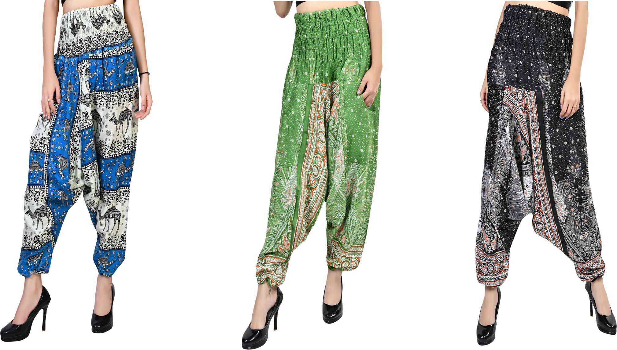 narnari Printed Rayon Women Harem Pants-picture-20