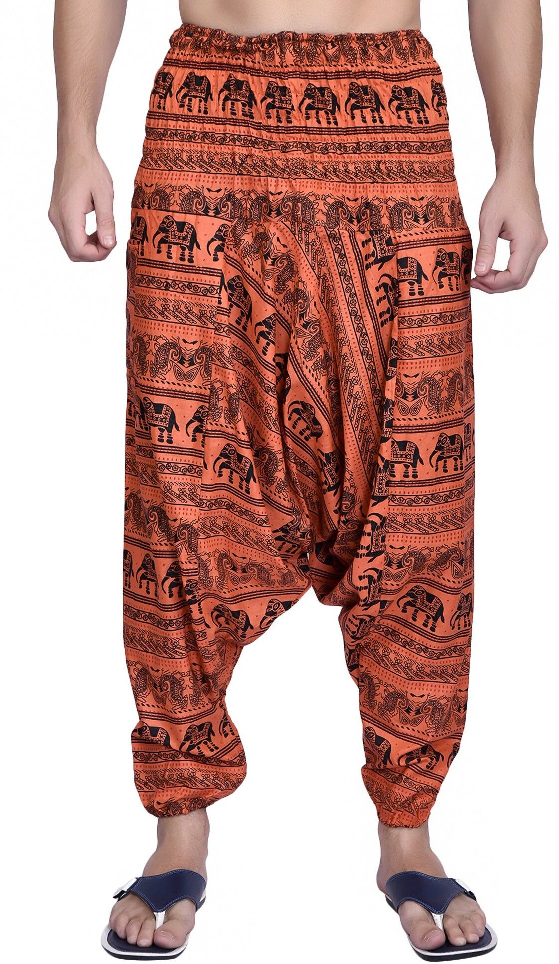 viku Printed Cotton Men Harem Pants-picture-25