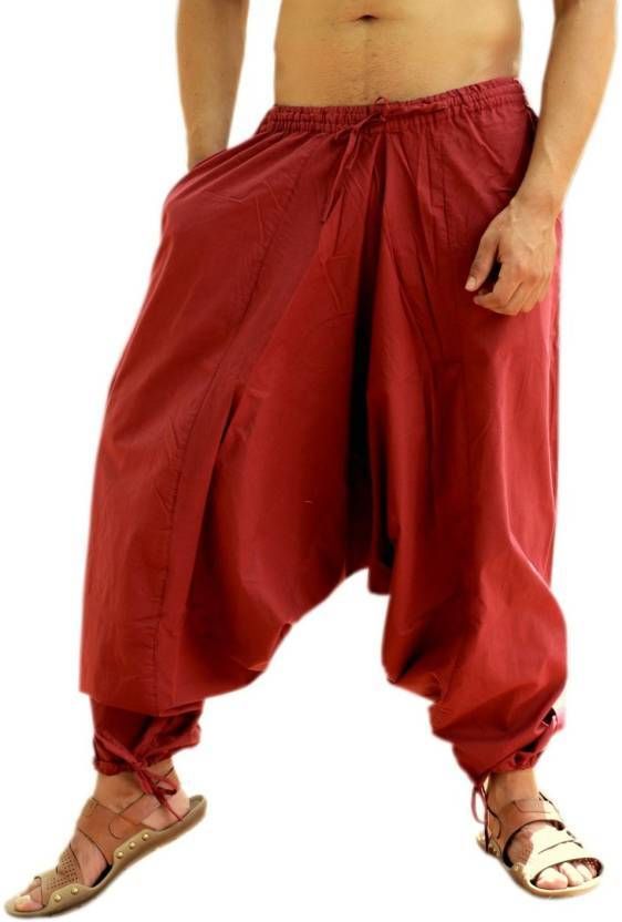 ukal Solid Rayon Men Harem Pants-picture-42