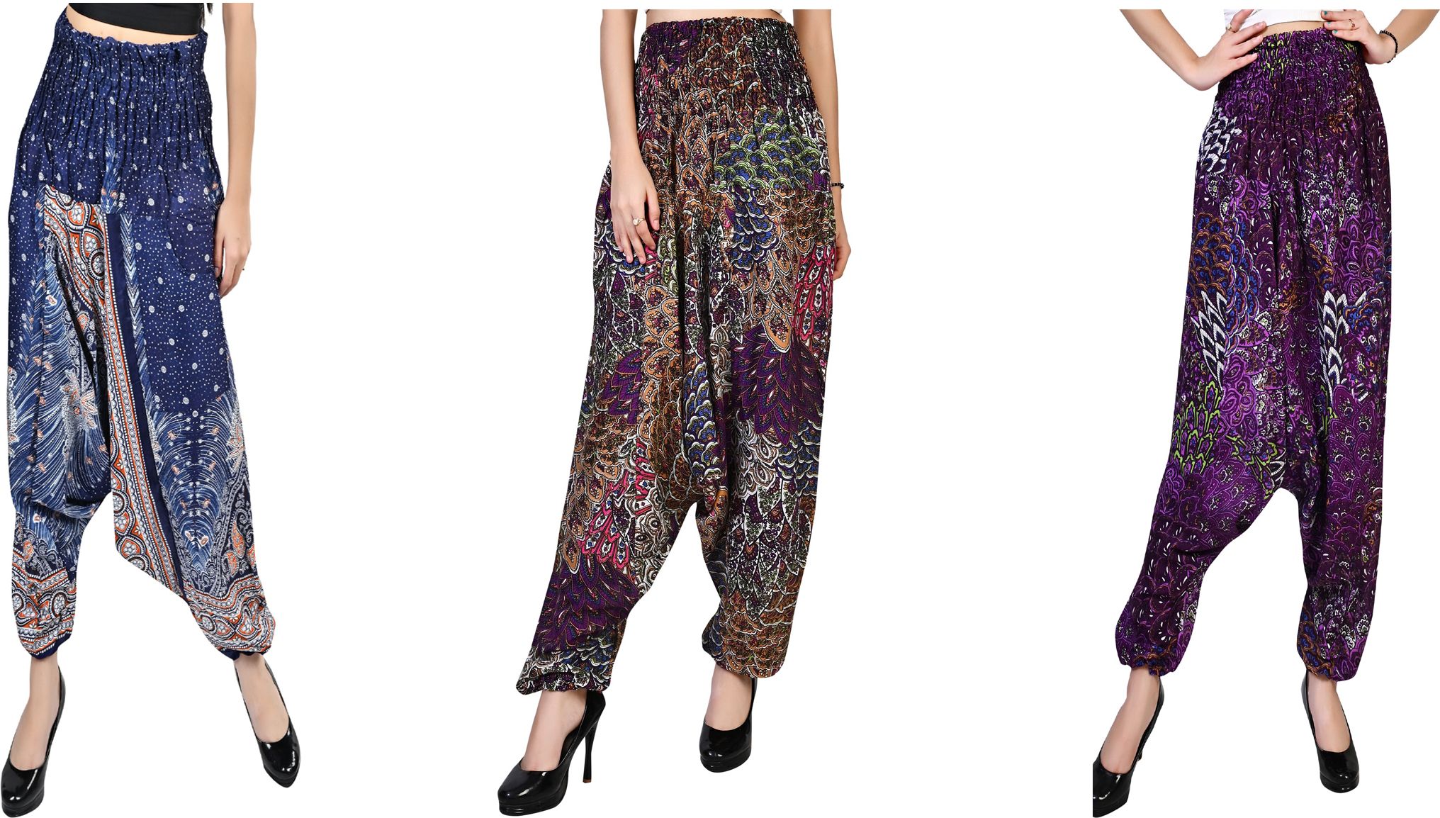 narnari Printed Rayon Women Harem Pants-picture-32