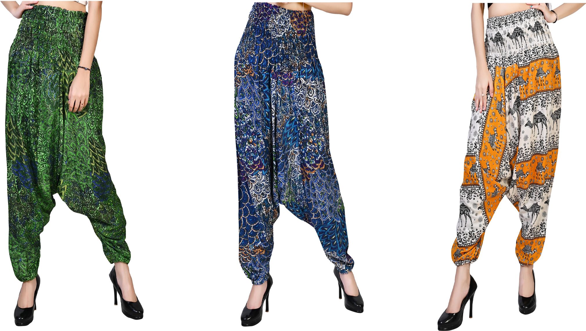 narnari Printed Rayon Women Harem Pants-picture-31