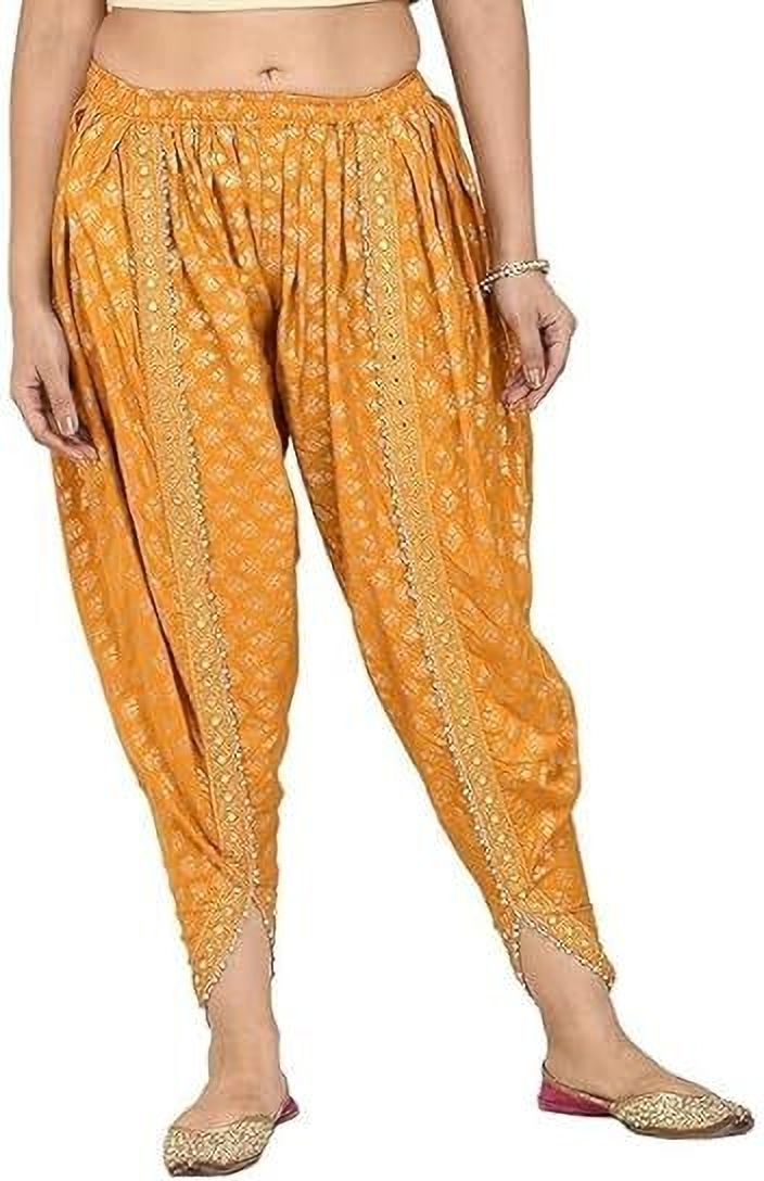 meemaya Printed Rayon Women Harem Pants-picture-12