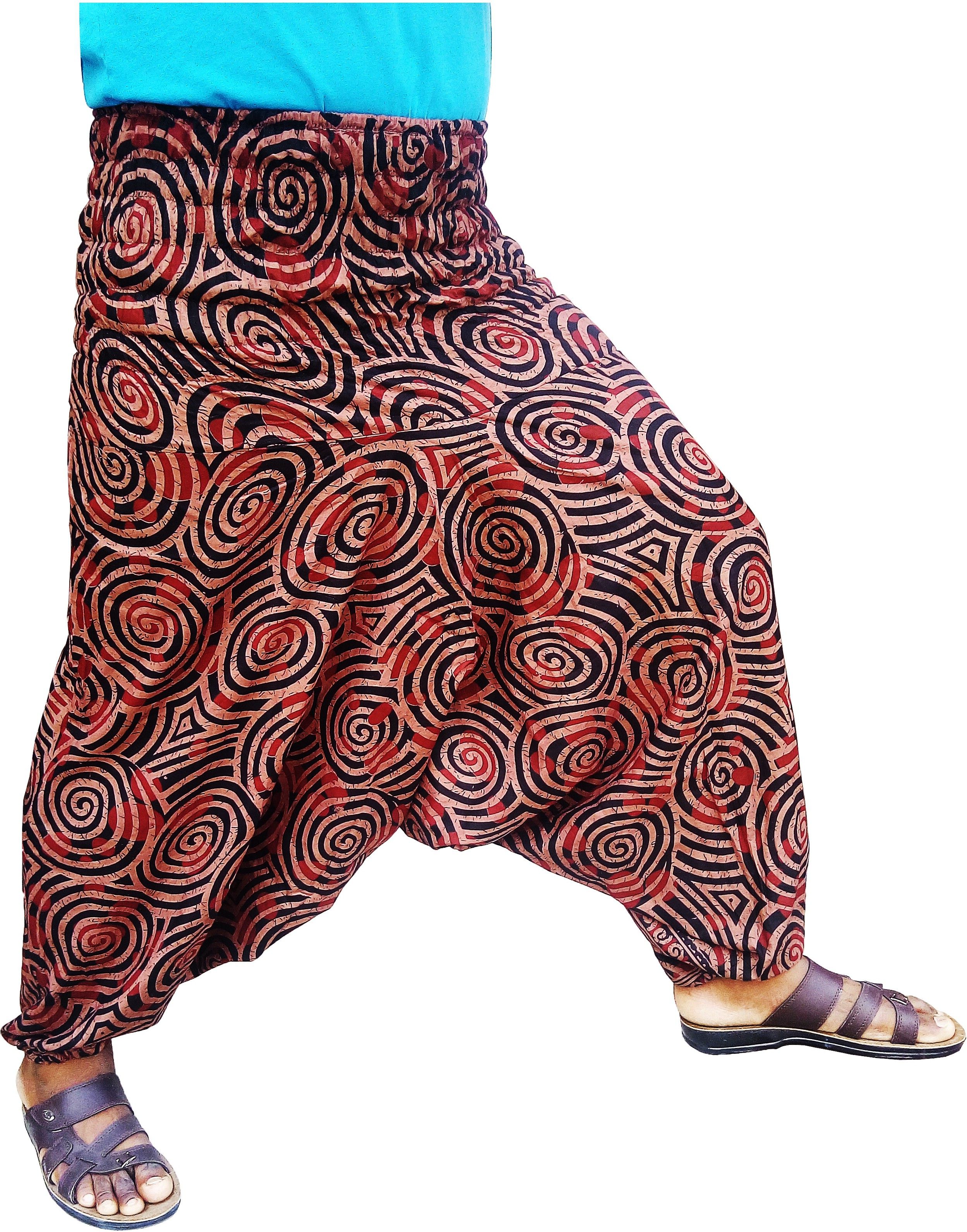 Printed Cotton Men Harem Pants-image-5