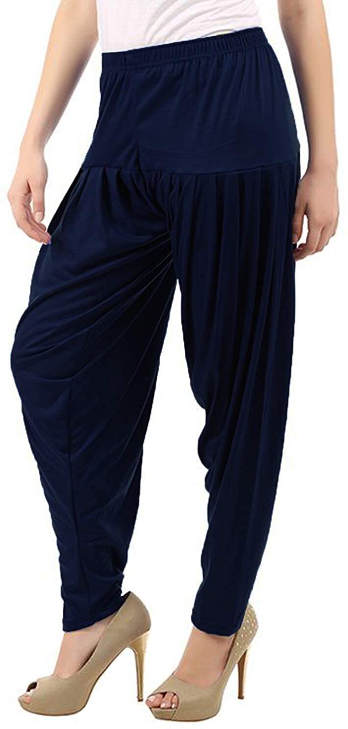 Solid Viscose Women Harem Pants