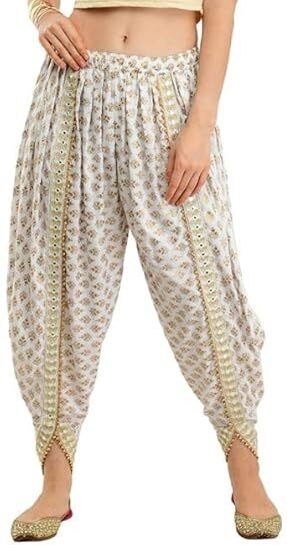meemaya Printed Rayon Women Harem Pants-picture-11