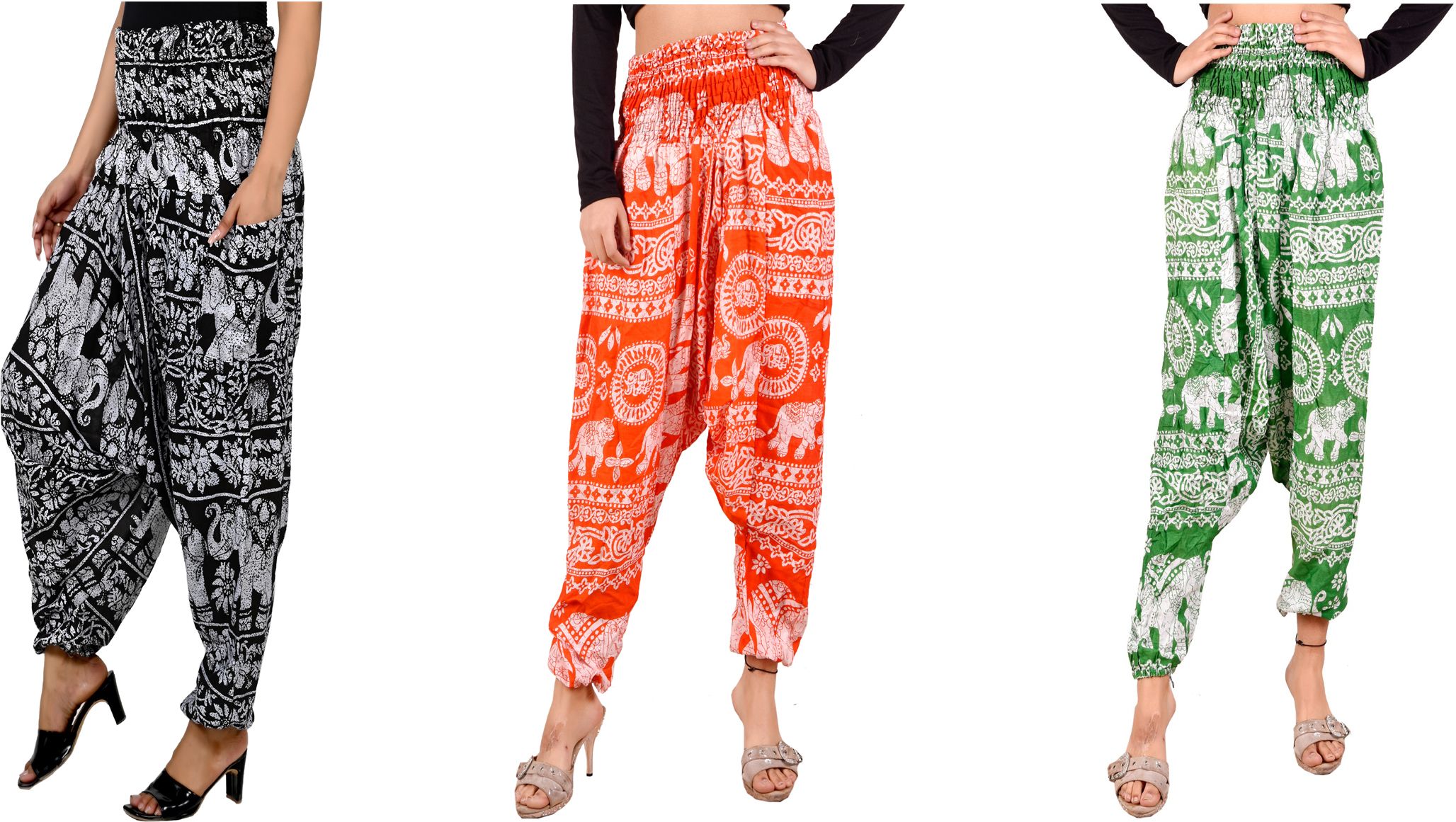 narnari Printed Rayon Women Harem Pants-picture-18