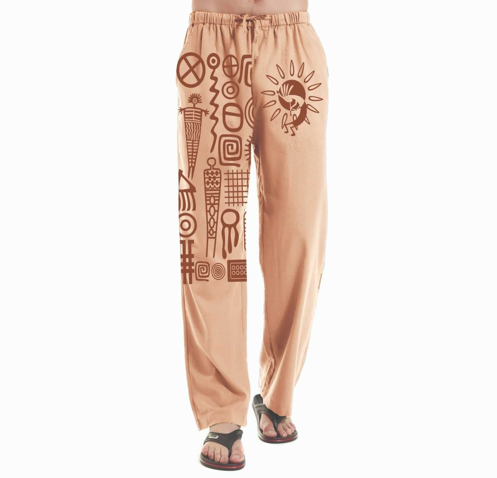 Printed Cotton Men Harem Pants-image-11