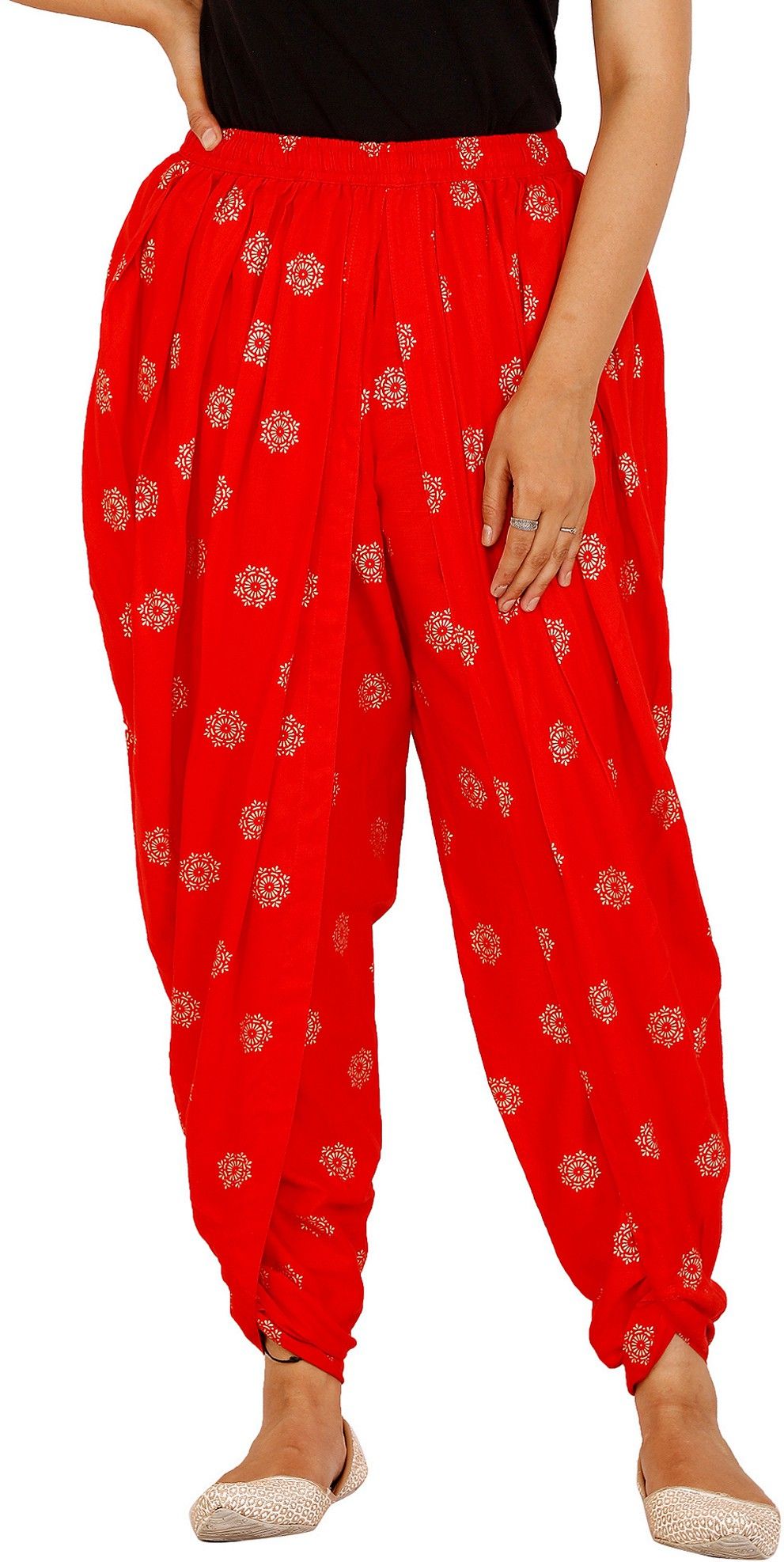 VAIDIKI Argyle Women Dhoti