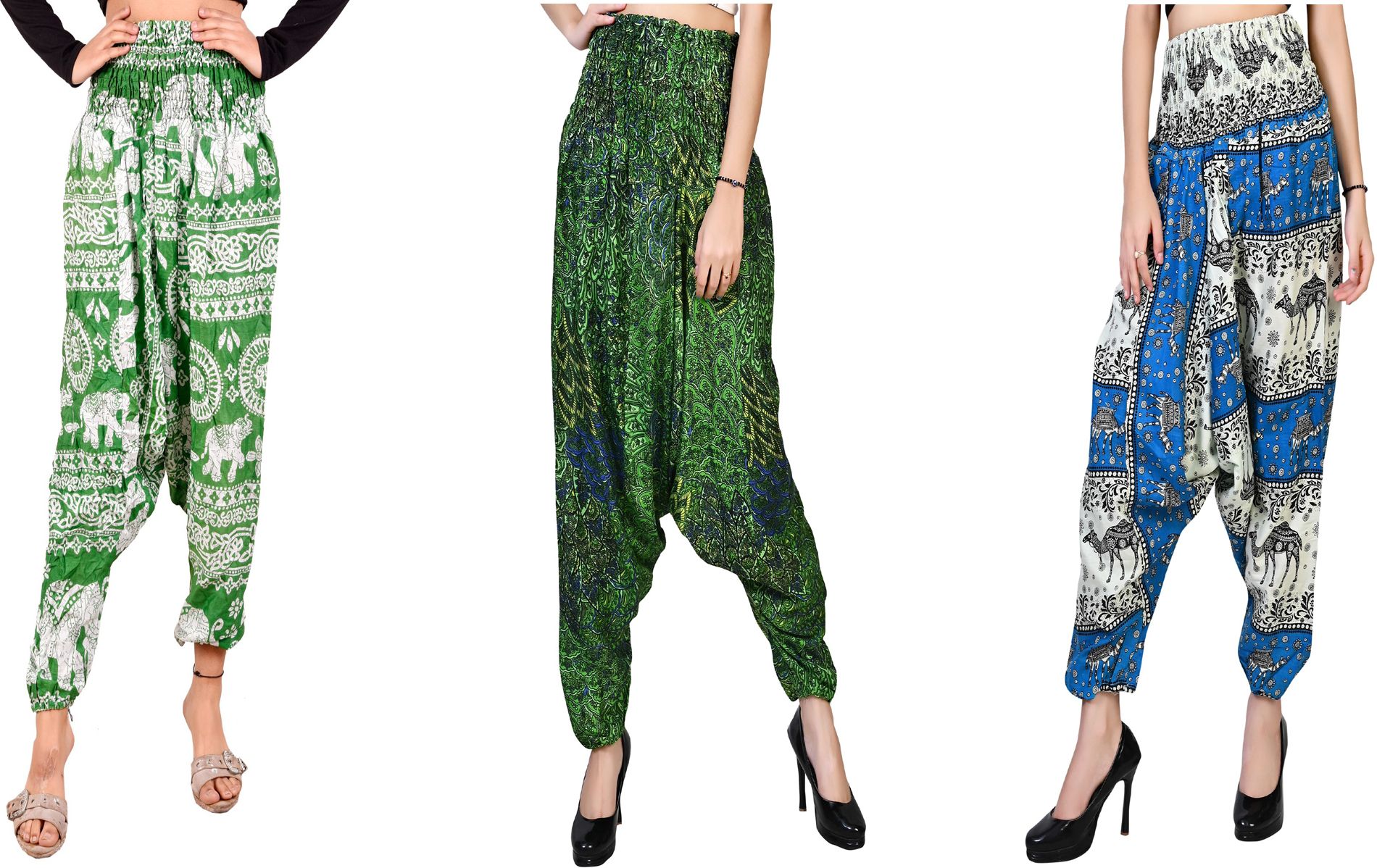 narnari Printed Rayon Women Harem Pants-picture-23