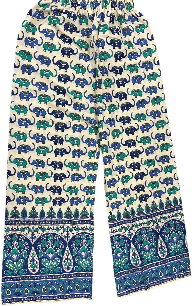 Animal Print Cotton Women Harem Pants-image-4