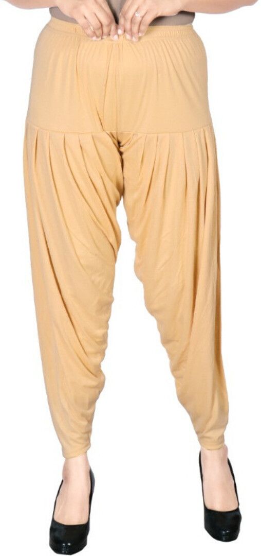 Solid Viscose Women Harem Pants