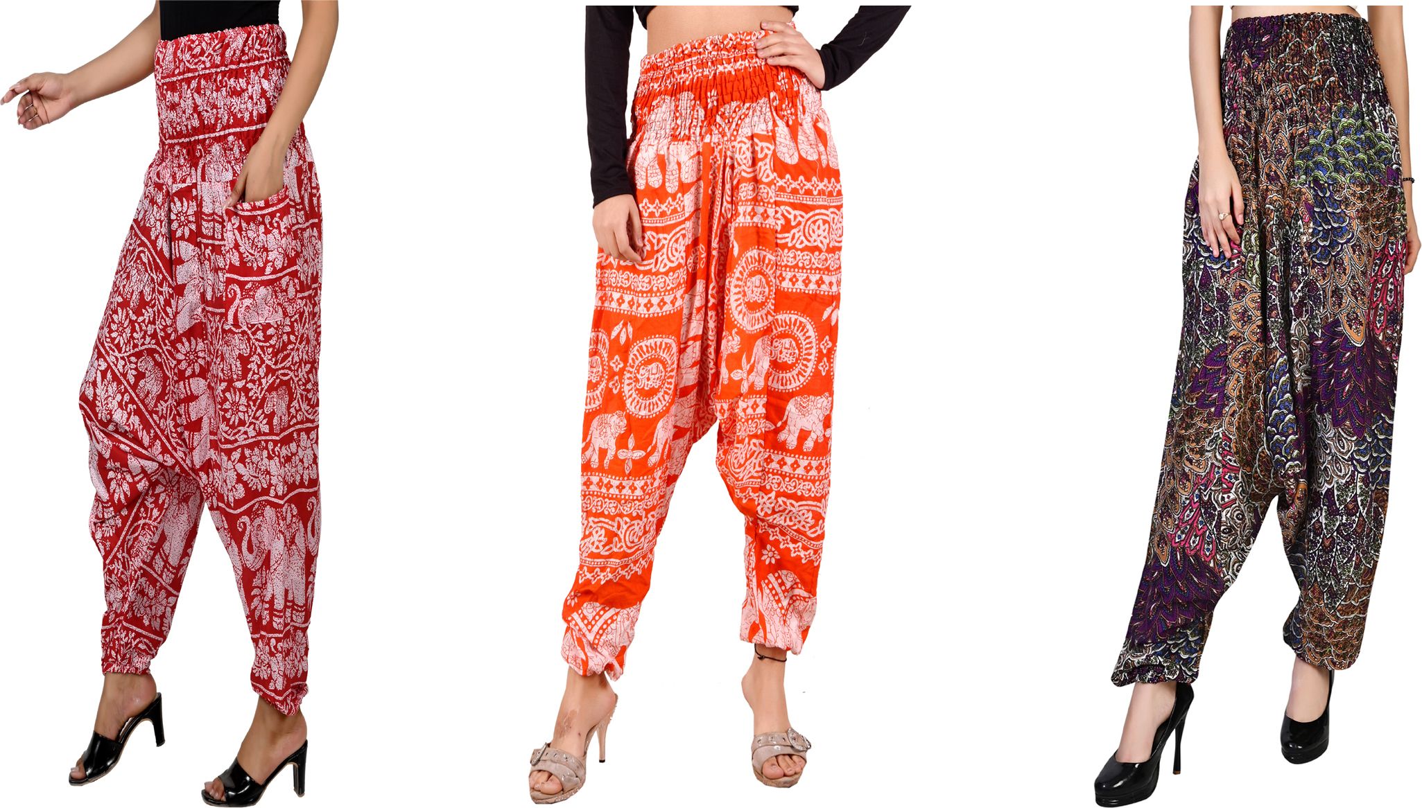 narnari Printed Rayon Women Harem Pants-picture-25