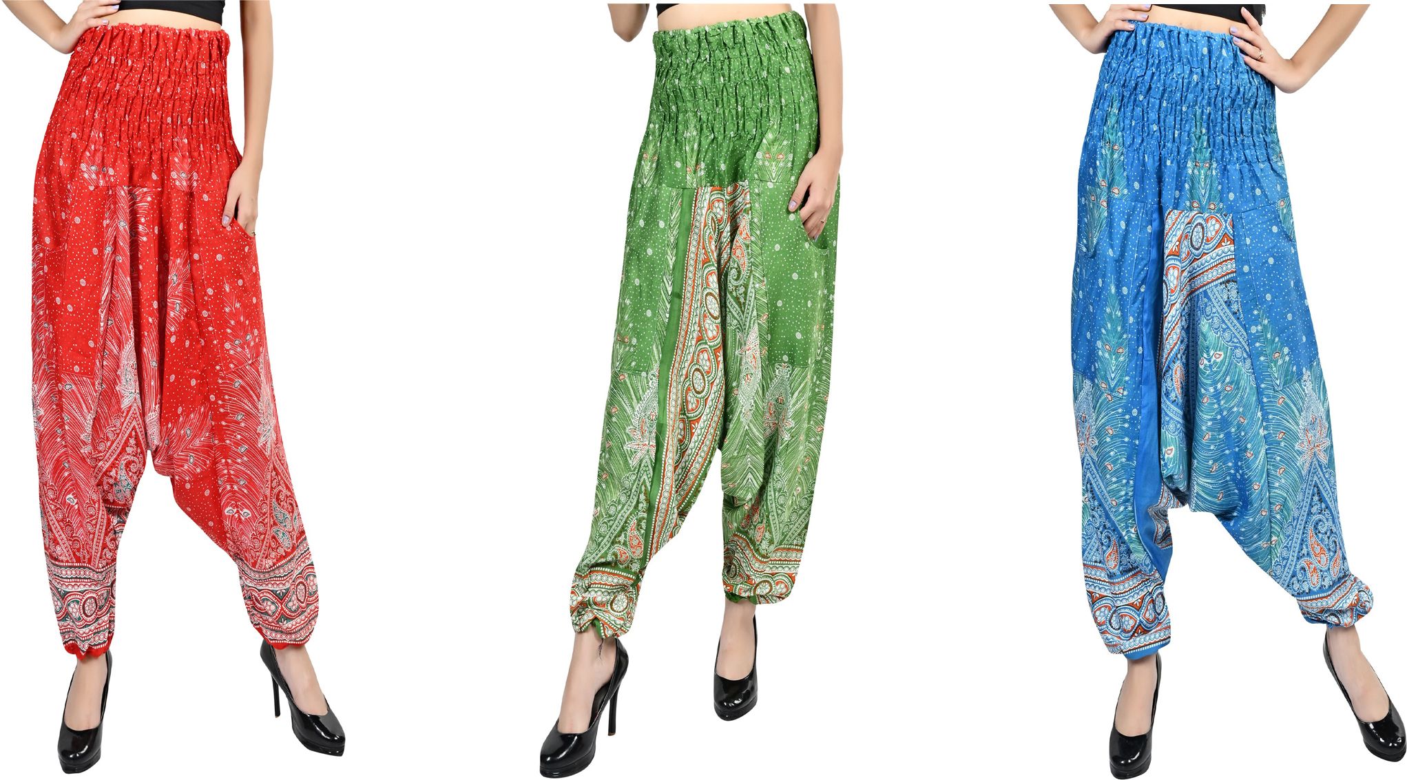 narnari Printed Rayon Women Harem Pants-picture-41