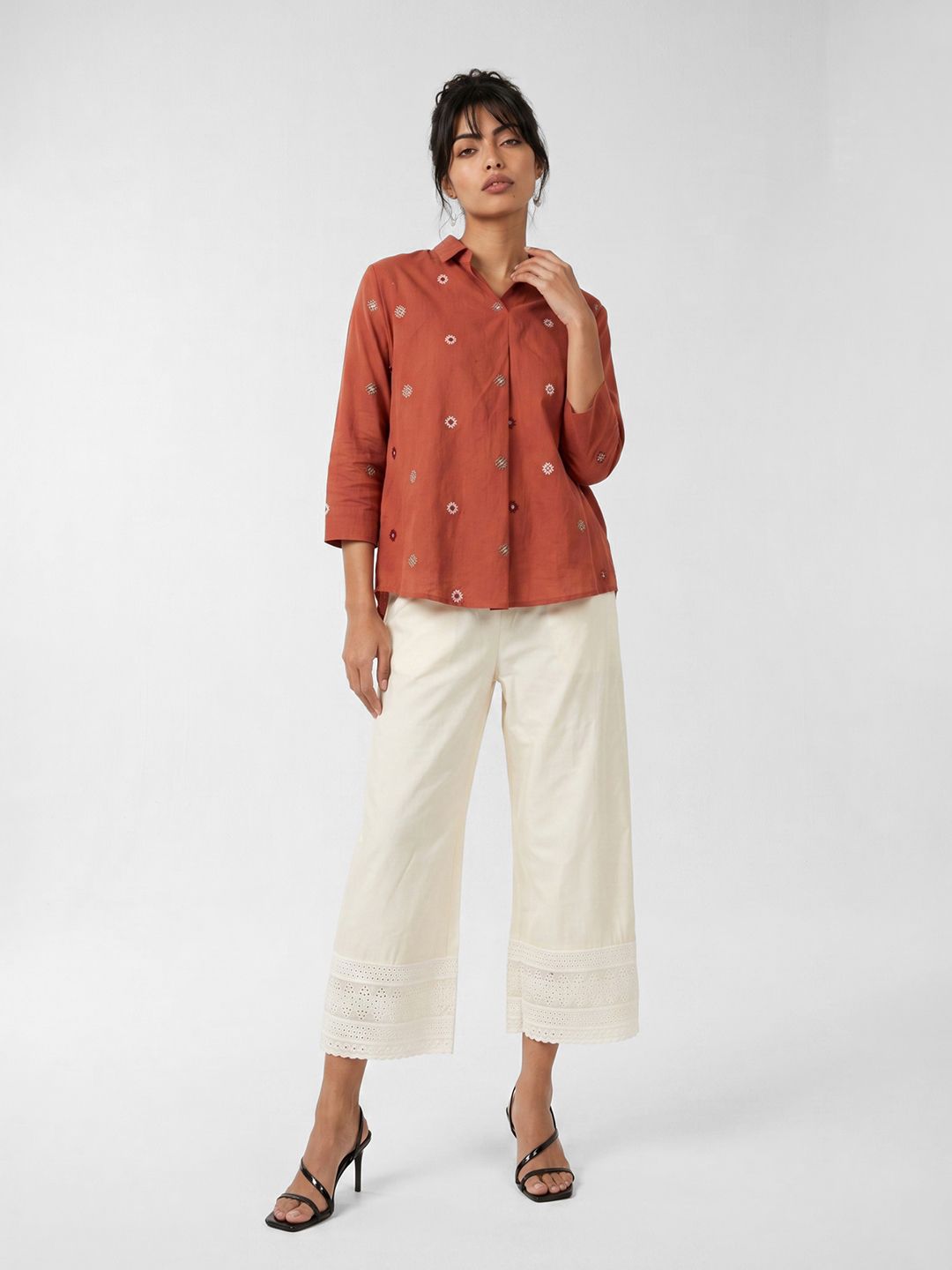 Embroidered Polyester Women Harem Pants-image-20